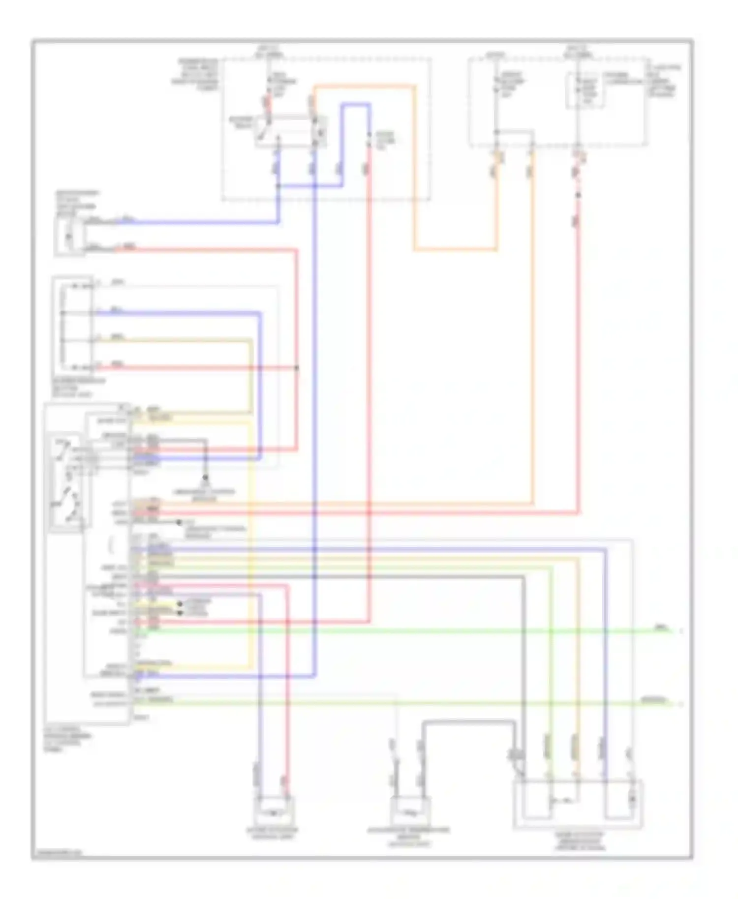 Rio Kia II (2005-2009): Manual a/c circuit (1 of 2)