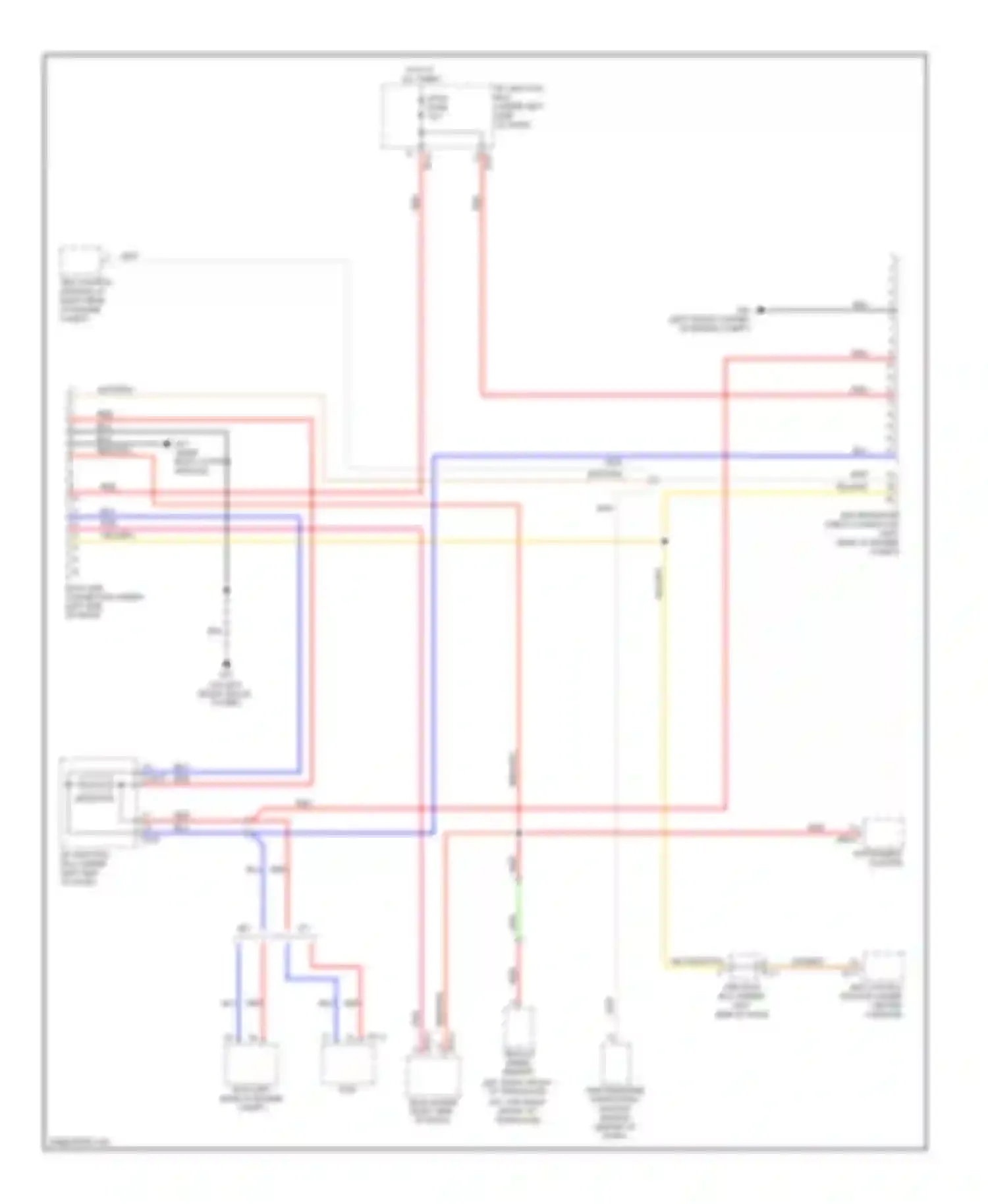 Rio Kia II (2005-2009): Computer data lines circuit