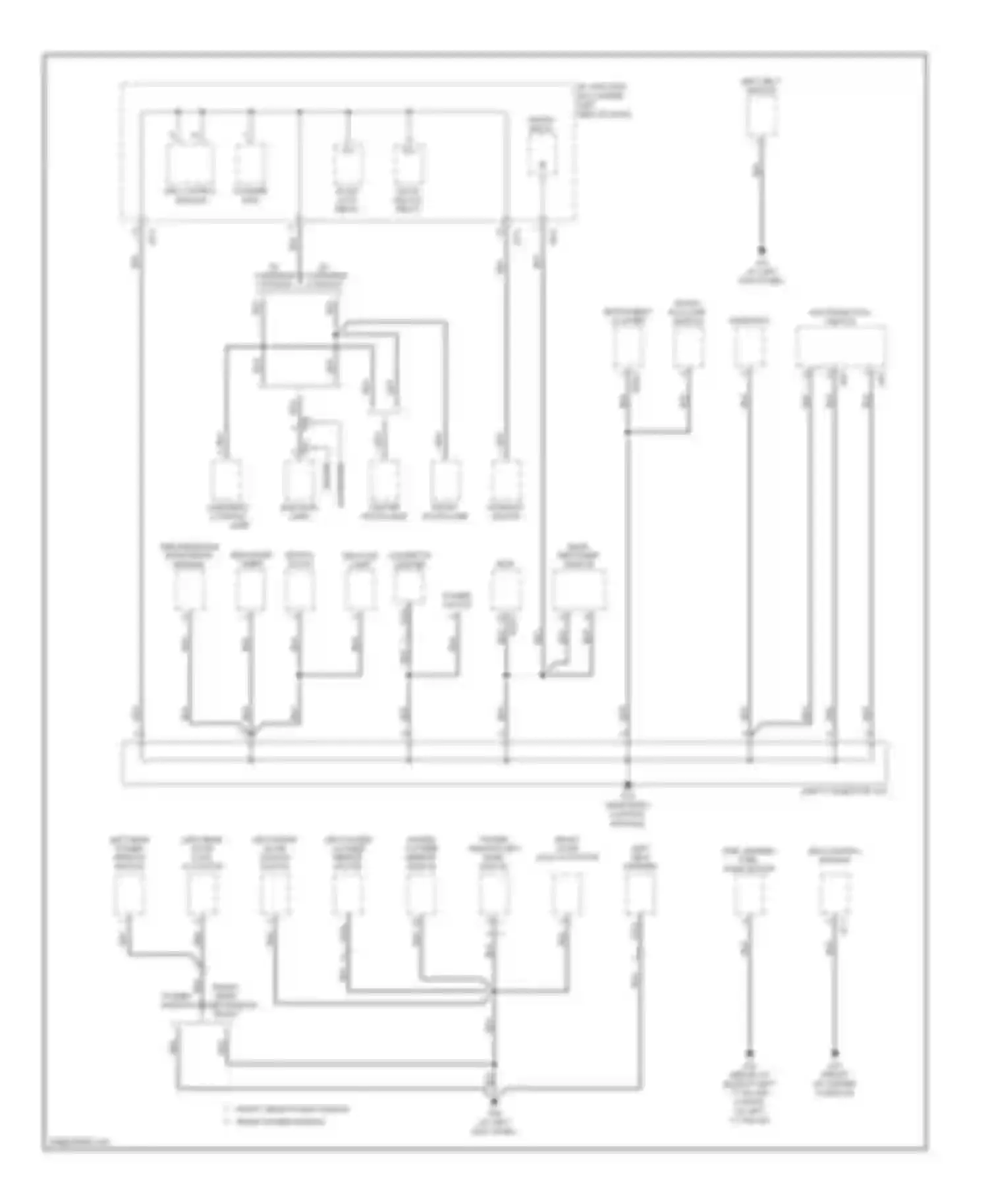 Rio Kia II (2005-2009): Ground distribution circuit (2 of 3)