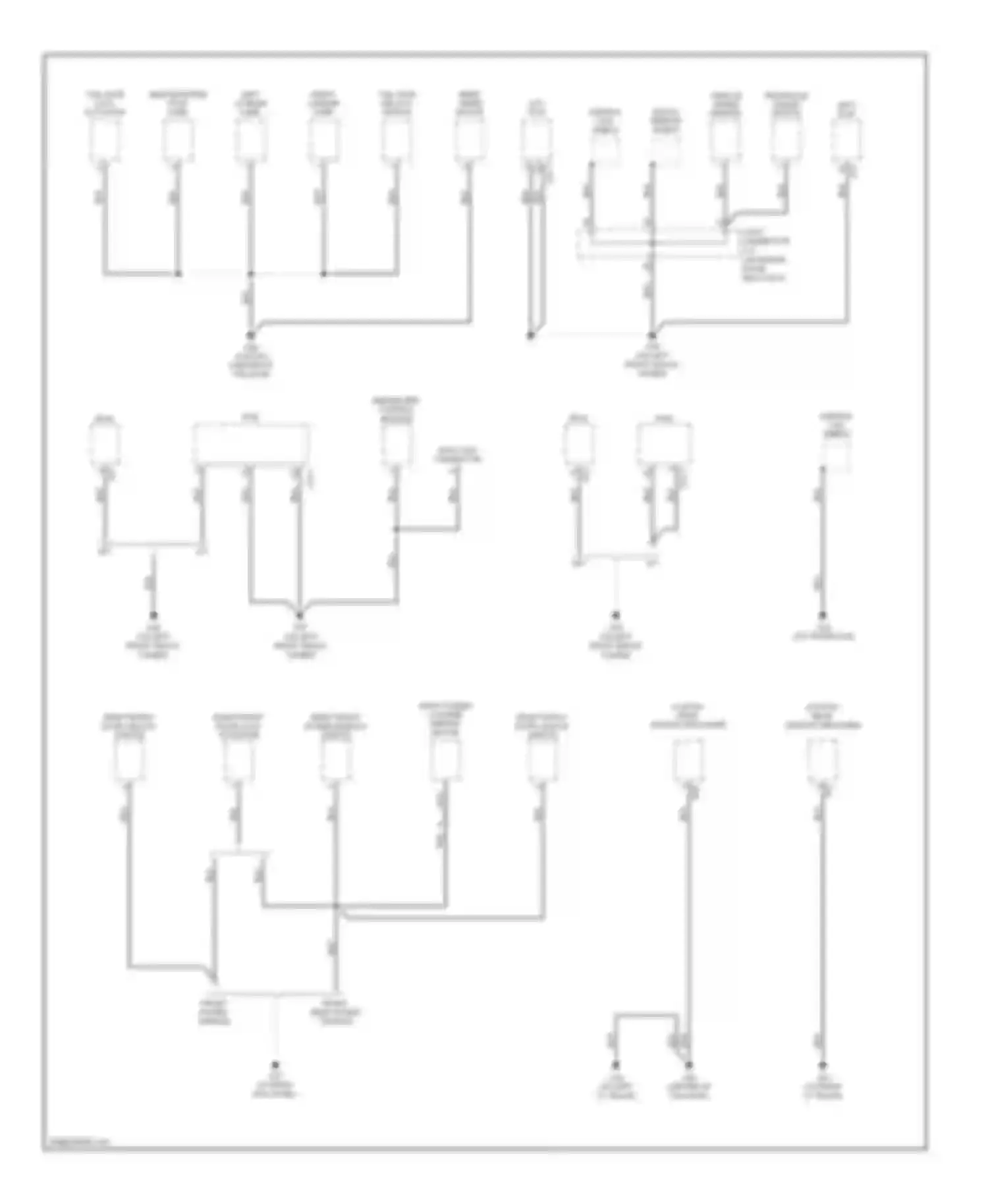 Rio Kia II (2005-2009): Ground distribution circuit (3 of 3)