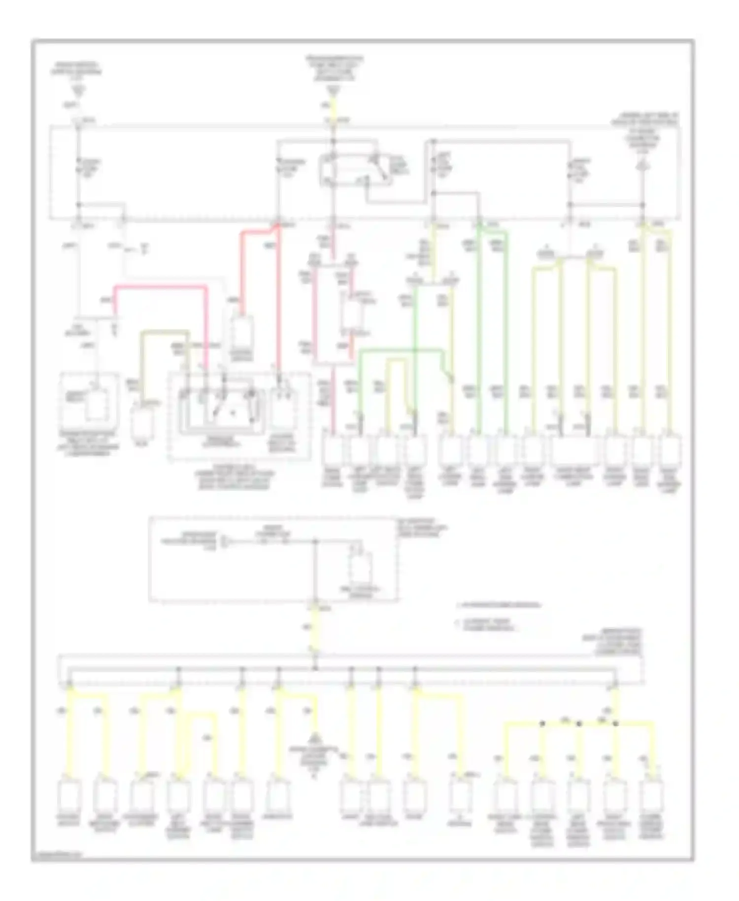 Rio Kia II (2005-2009): Power distribution circuit (4 of 4)