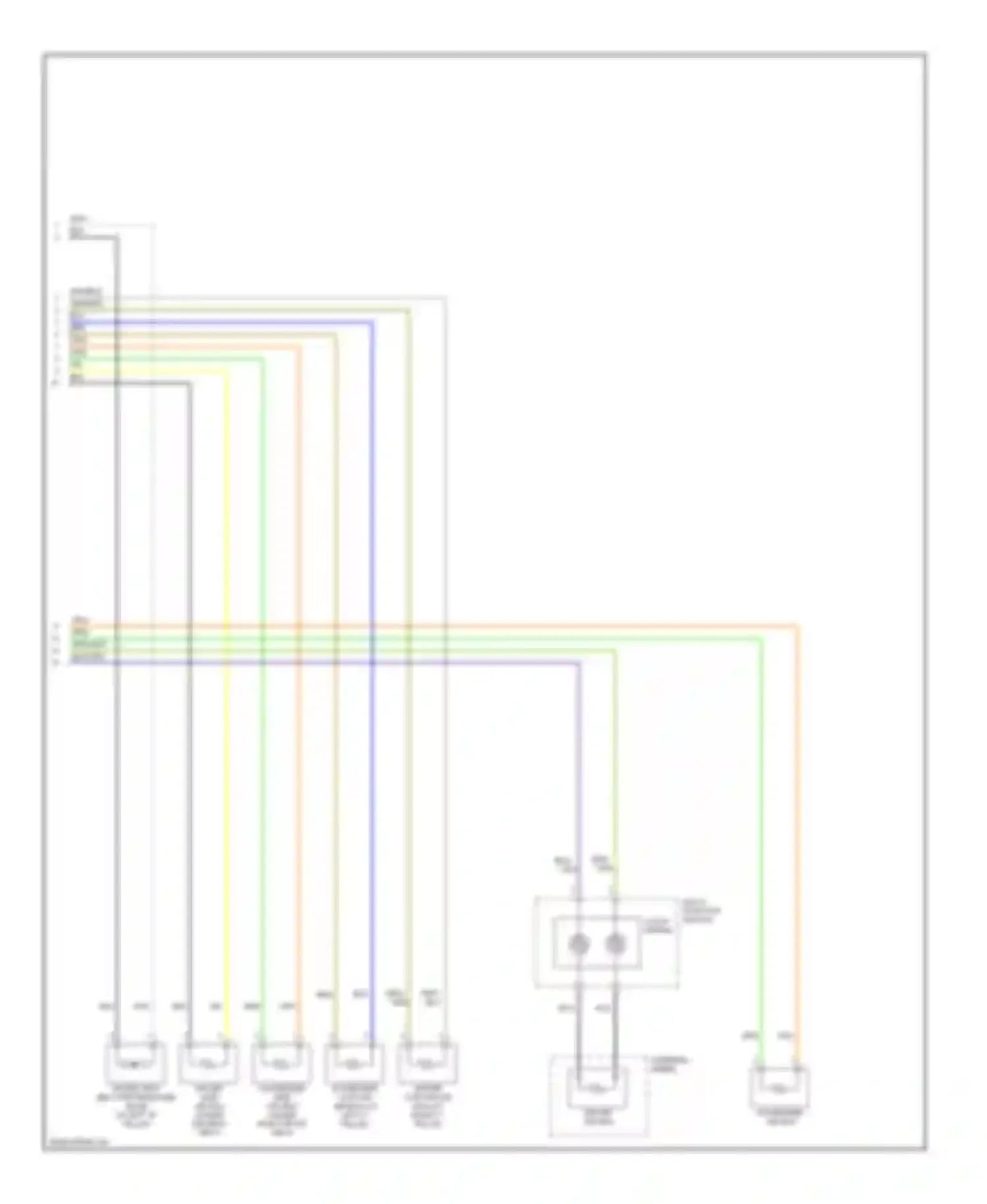 Rio Kia II (2005-2009): Supplemental restraints circuit, depowered (2 of 2)