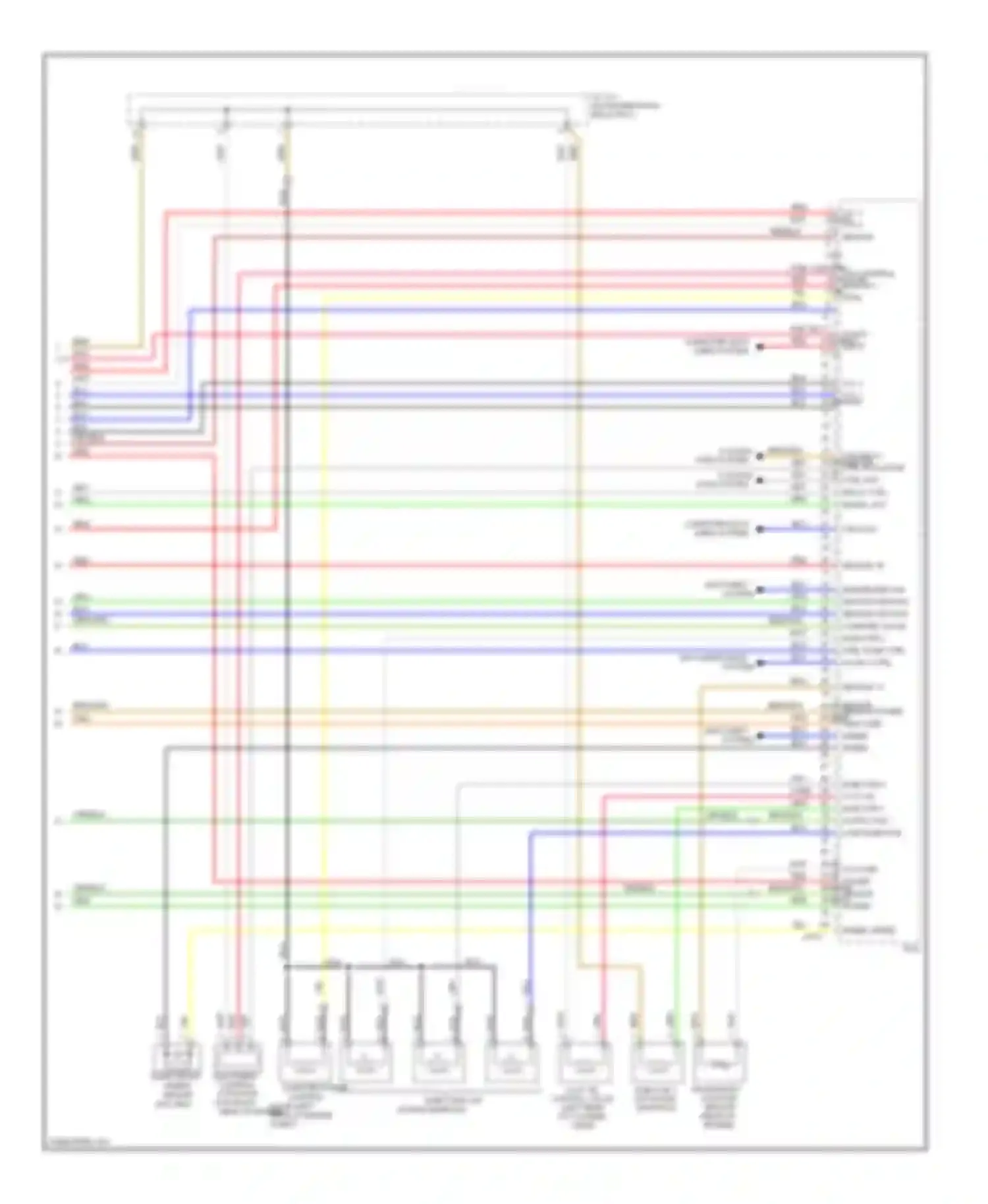 Wiring diagram 55 56 57 58 sensor `b' batt voltage power sensor power for Kia Rio II (2005-2009) (1 of 1)