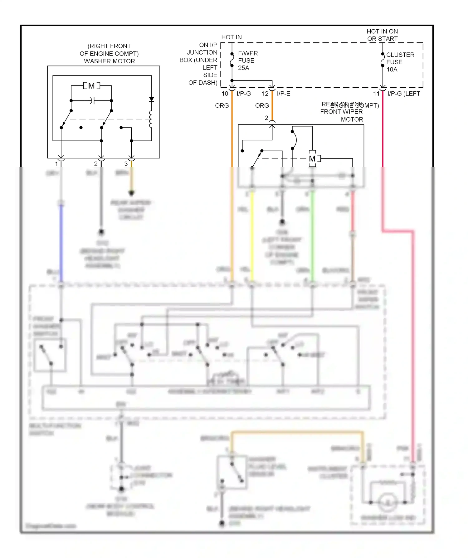 Wiring diagram blk for Kia Rio II (2005-2009) (52 of 54)