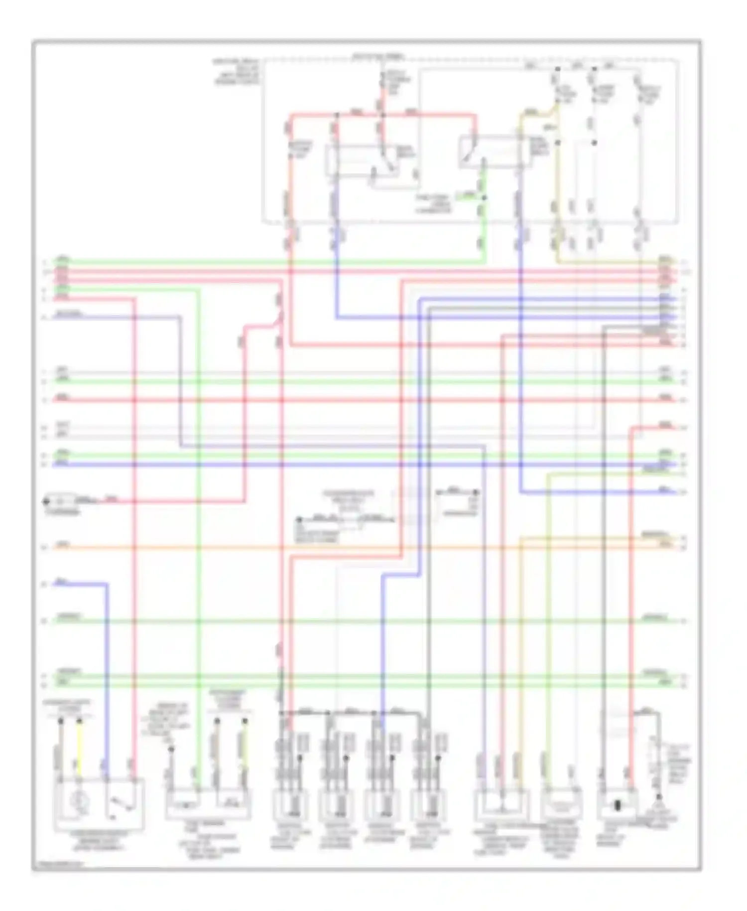 Wiring diagram blk/org for Kia Rio II (2005-2009) (9 of 23)