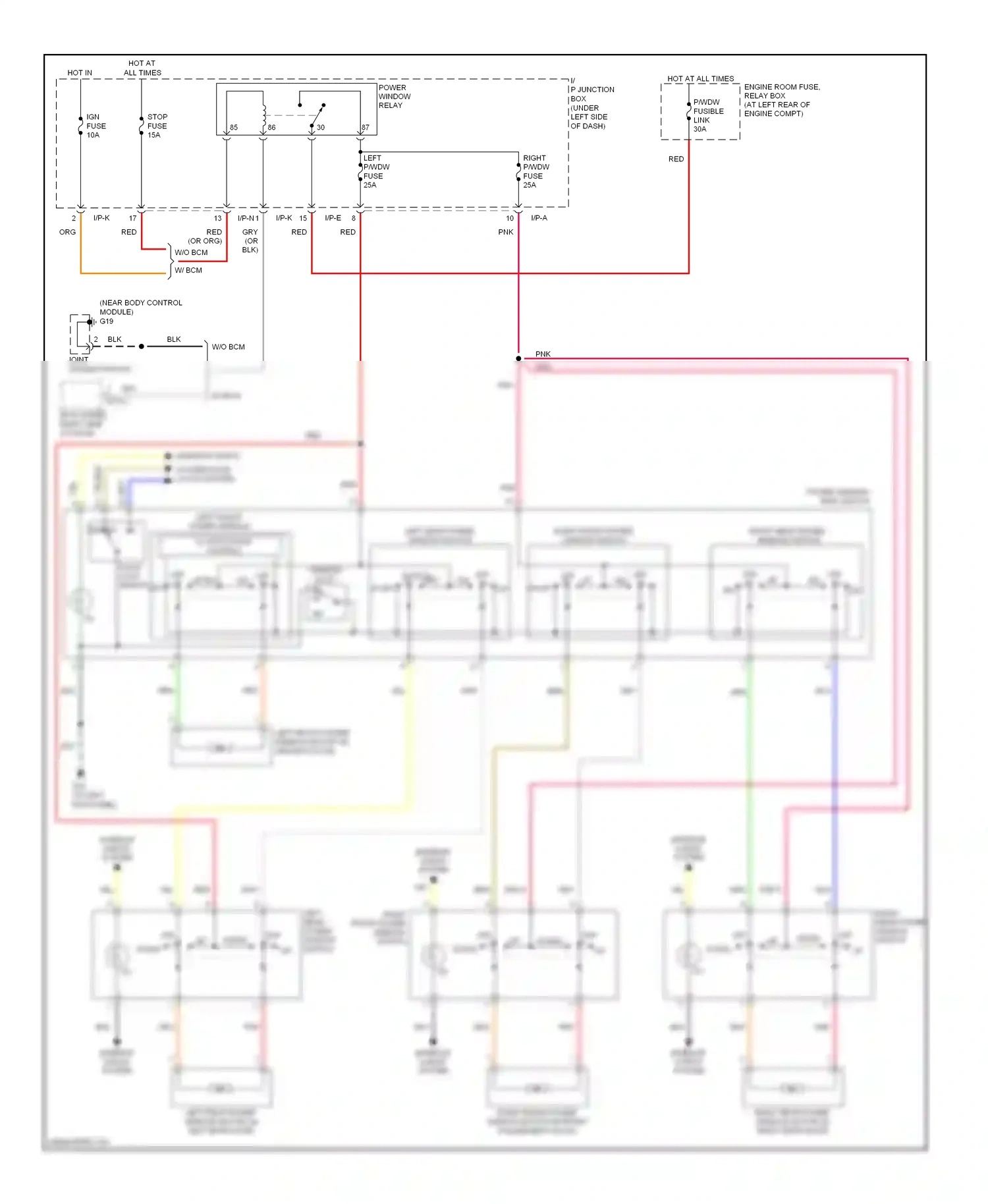 Kia Rio II (2005-2009) blu wiring diagram  (34 of 43)