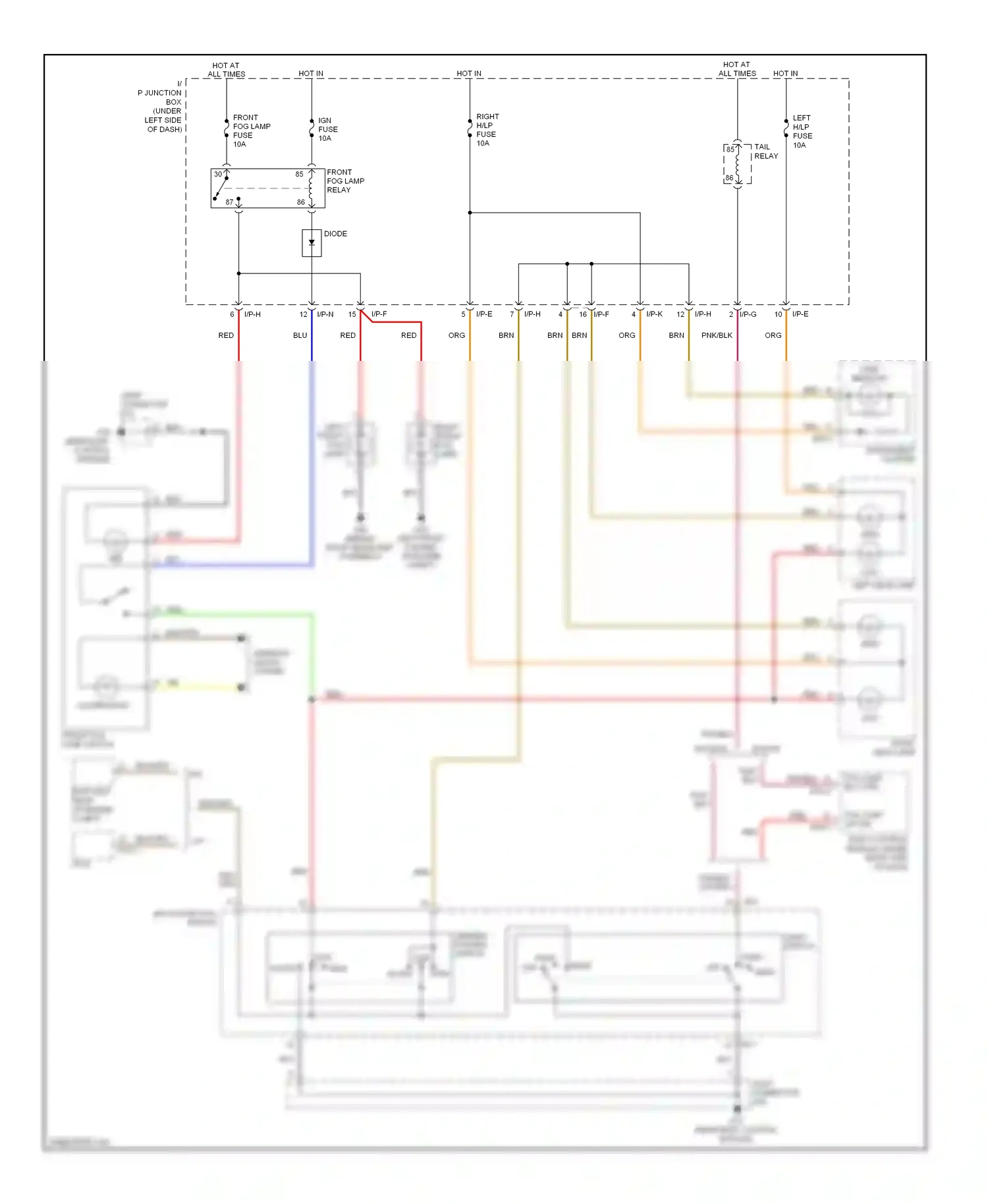 Kia Rio II (2005-2009) brn wiring diagram  (14 of 37)