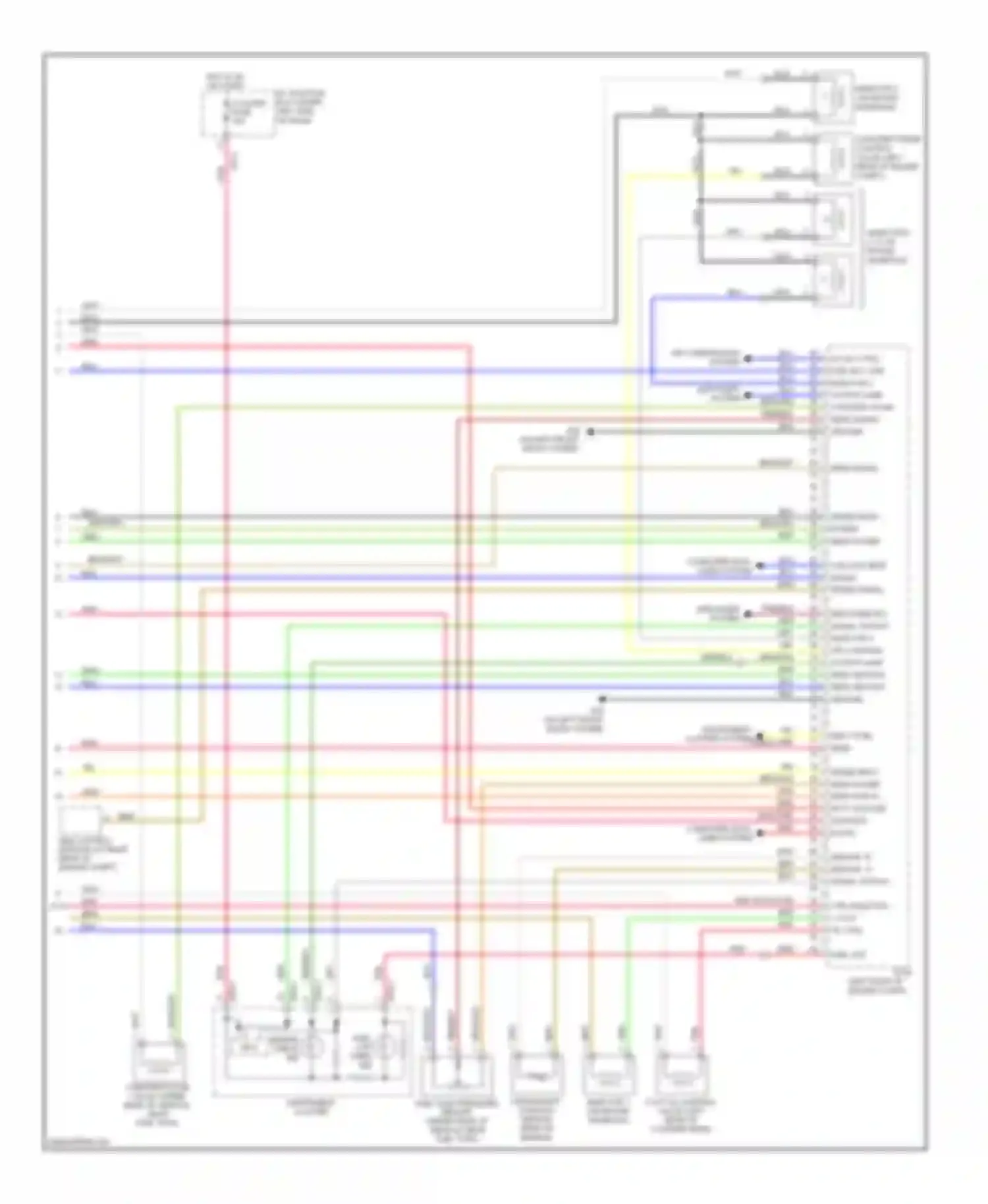 Wiring diagram can low sens signal speed signal for Kia Rio II (2005-2009) (1 of 1)