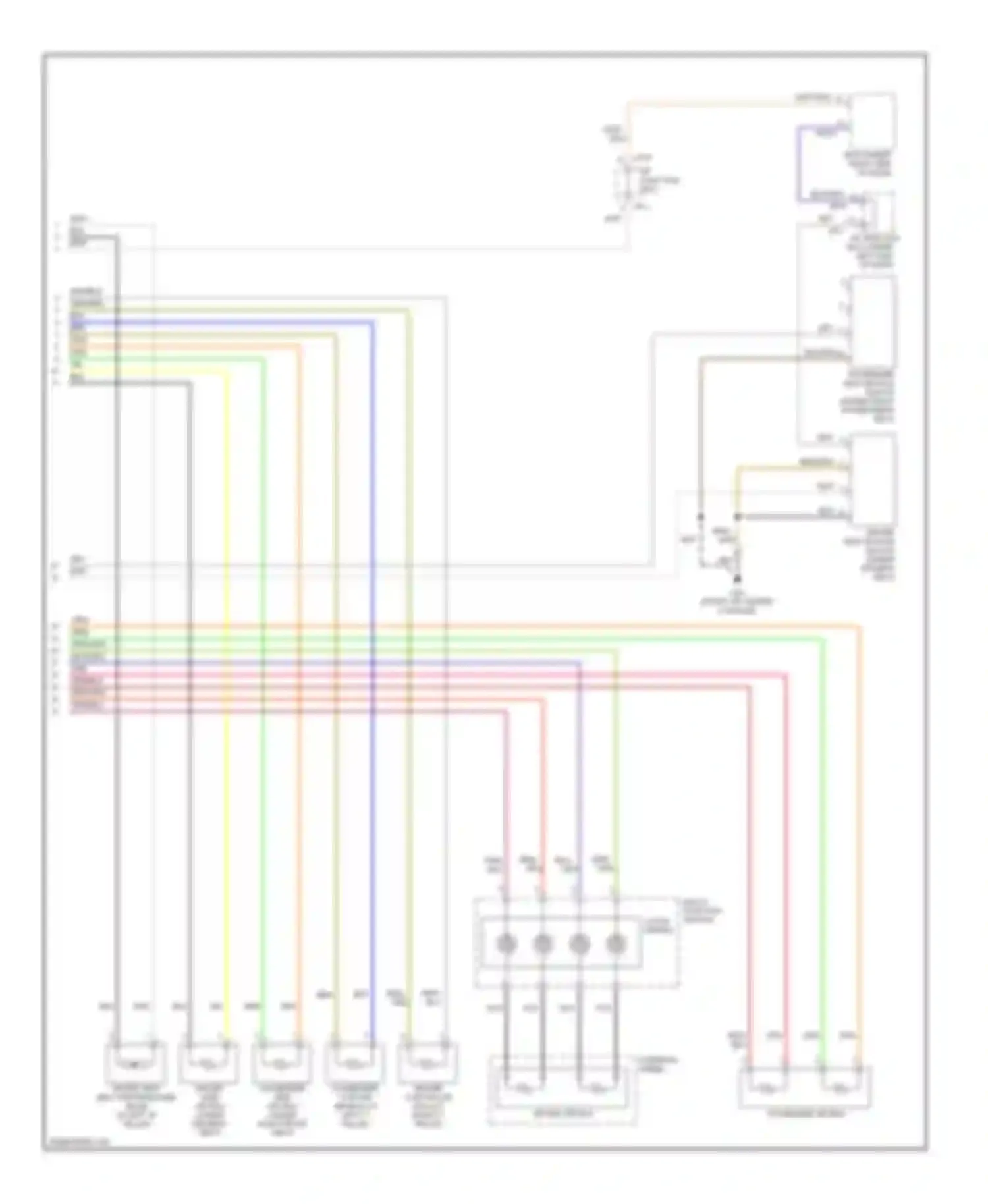 Wiring diagram clock- spring for Kia Rio II (2005-2009)