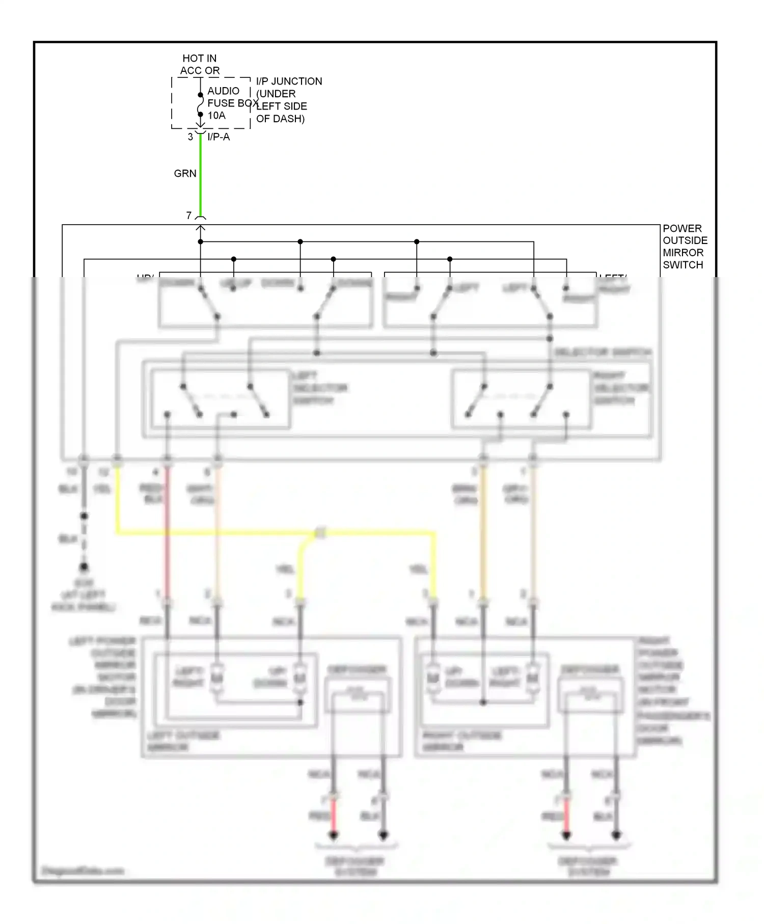 Wiring diagram nca for Kia Rio II (2005-2009) (30 of 36)