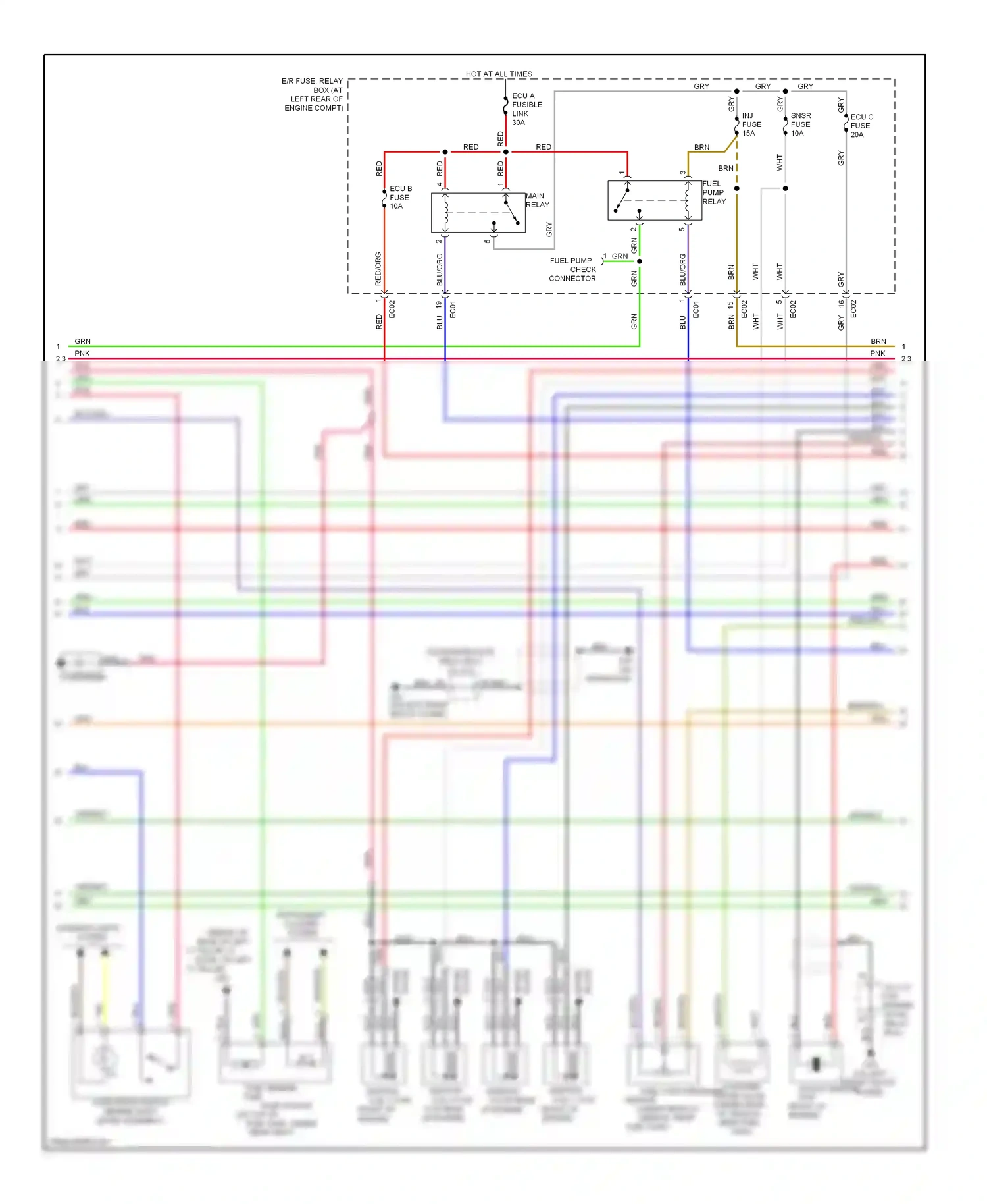 Wiring diagram nca for Kia Rio II (2005-2009) (26 of 36)
