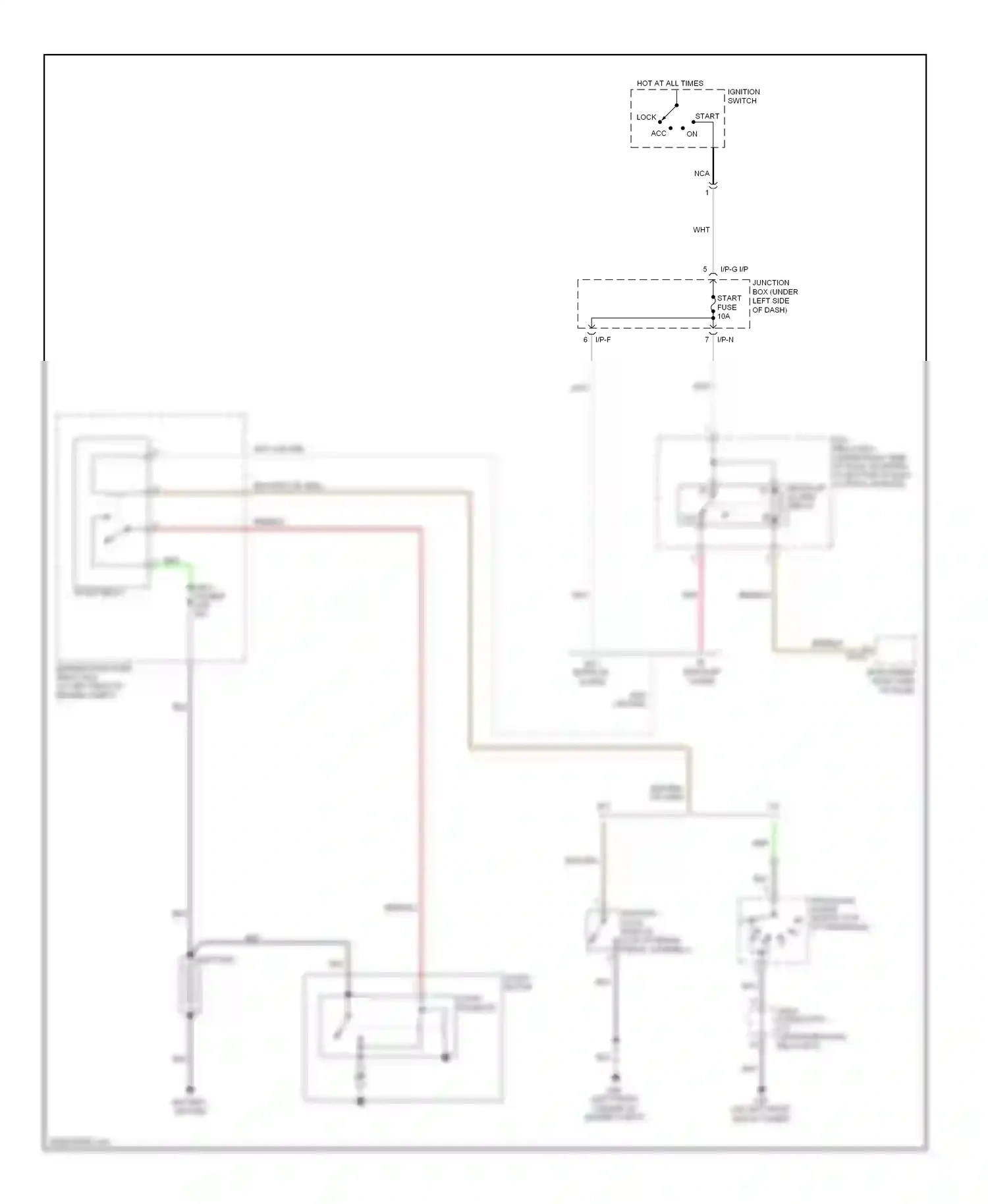 Wiring diagram nca for Kia Rio II (2005-2009) (34 of 36)