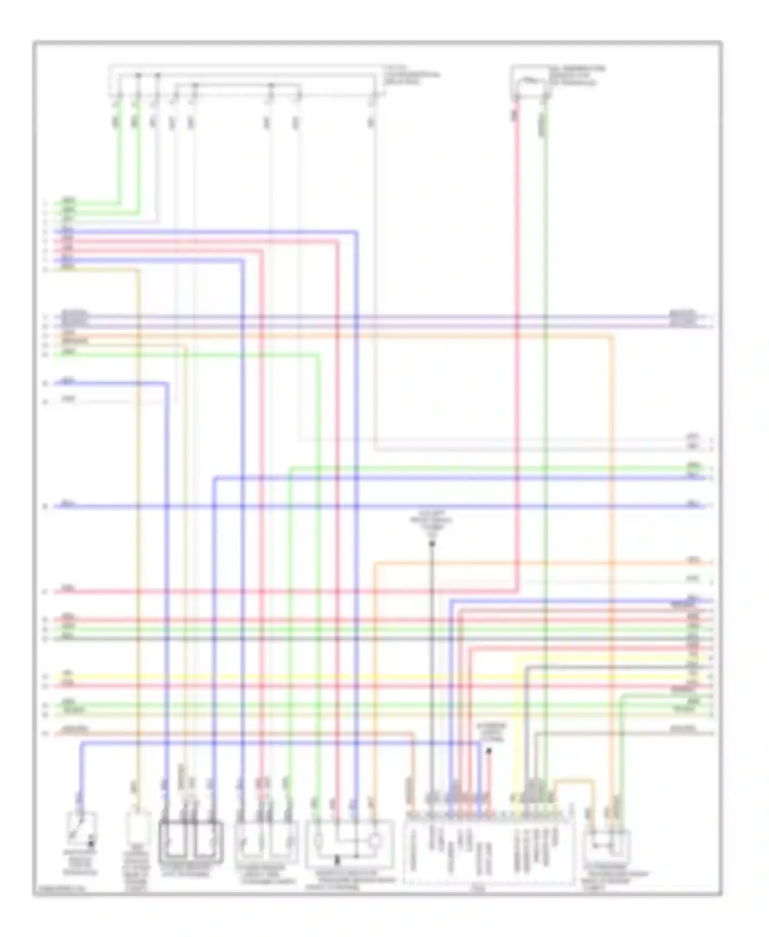 Wiring diagram generator b+ for Kia Rio II (2005-2009)