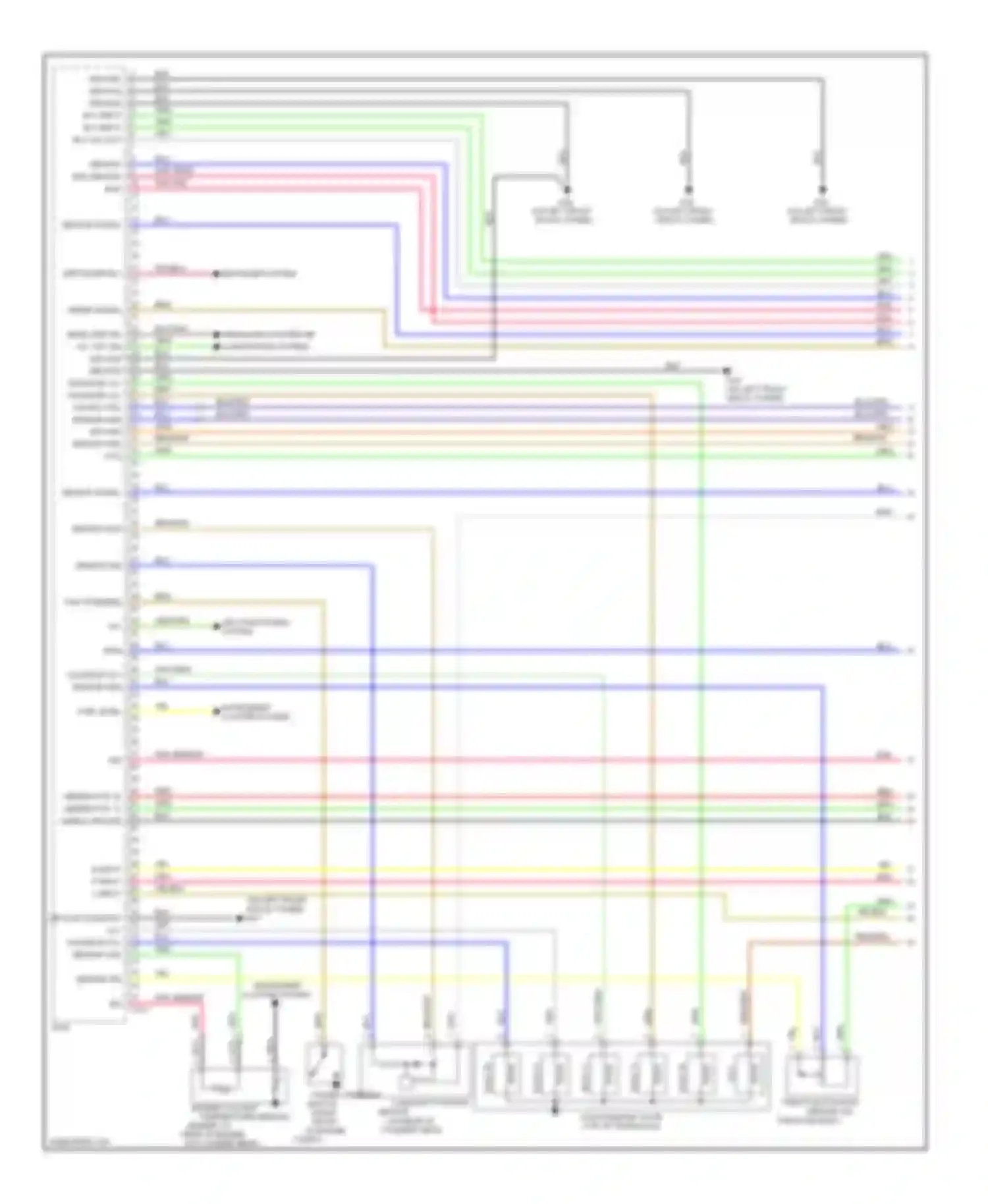 Wiring diagram scsv 'b' for Kia Rio II (2005-2009)