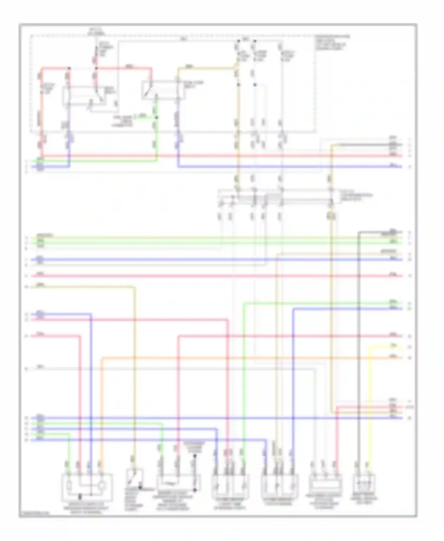 Wiring diagram snsr fuse inj fuse for Kia Rio II (2005-2009) (1 of 1)