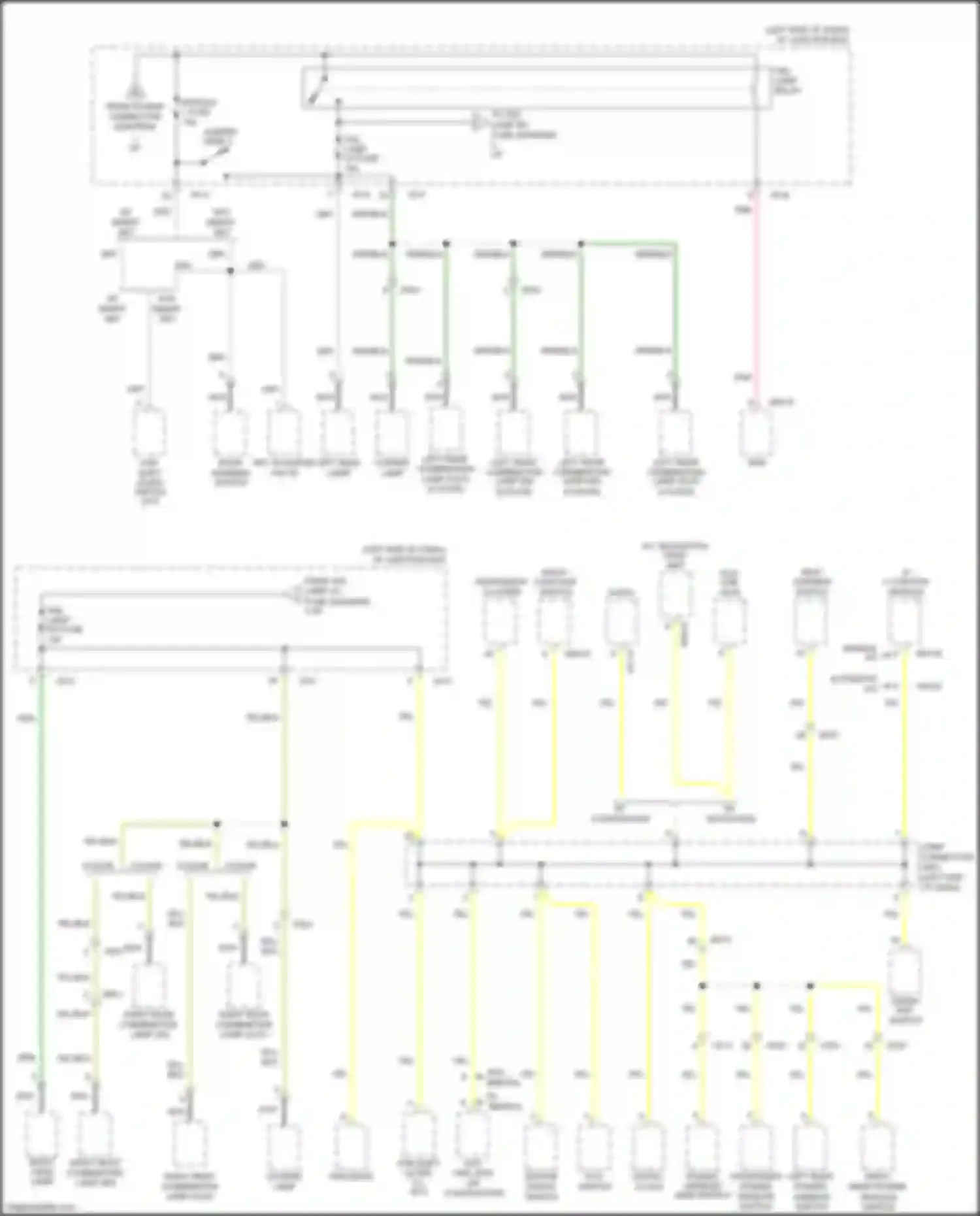 Wiring diagram atm shift lever switch for Kia Rio III facelift (2015-2017) (3 of 4)
