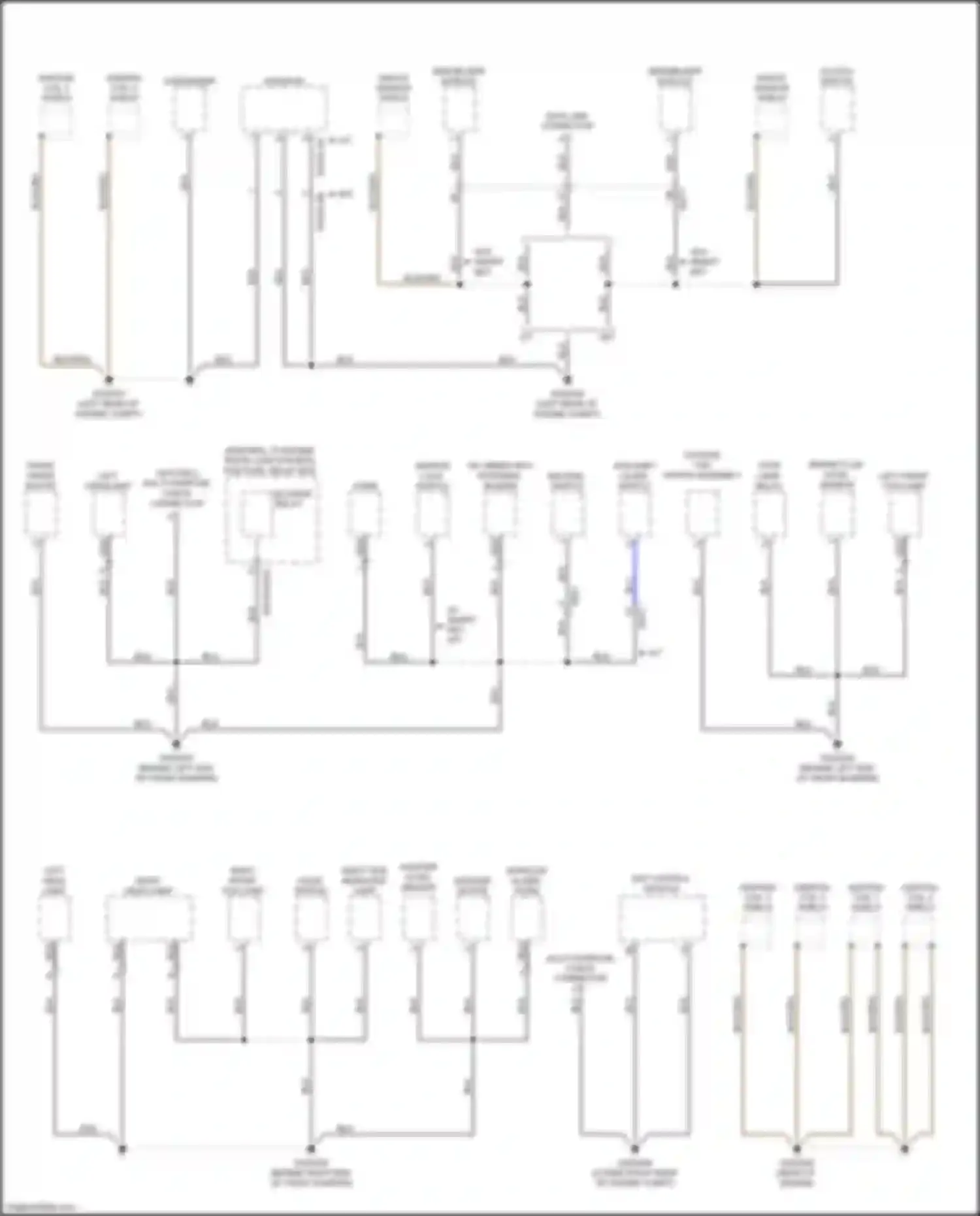 Wiring diagram atm shift lever switch for Kia Rio III facelift (2015-2017) (1 of 4)