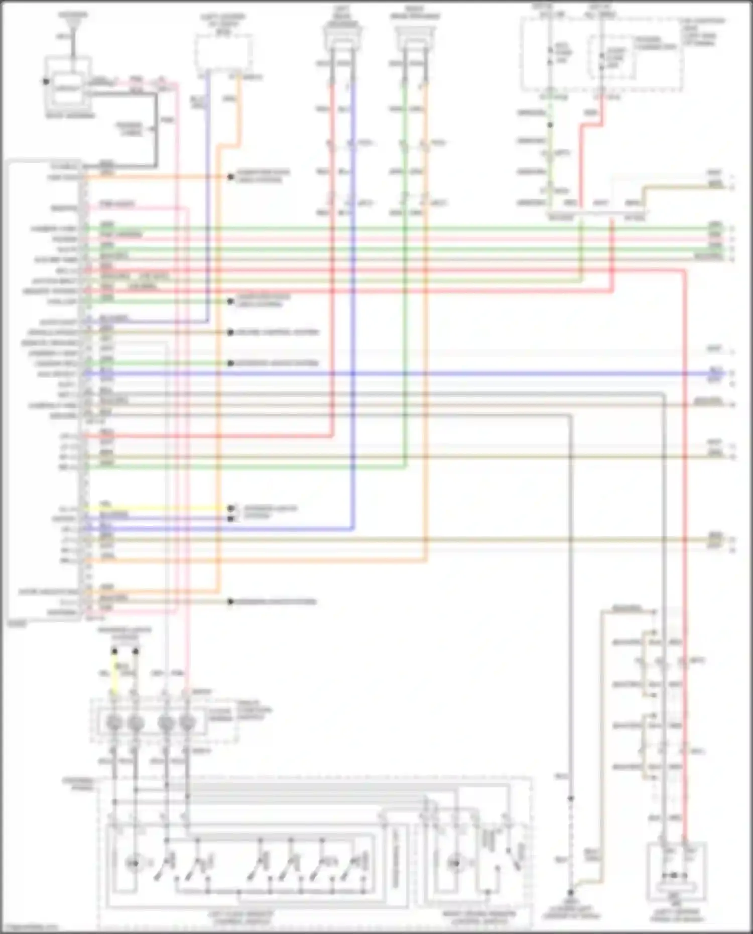 Wiring diagram aux detect for Kia Rio III facelift (2015-2017) (7 of 8)