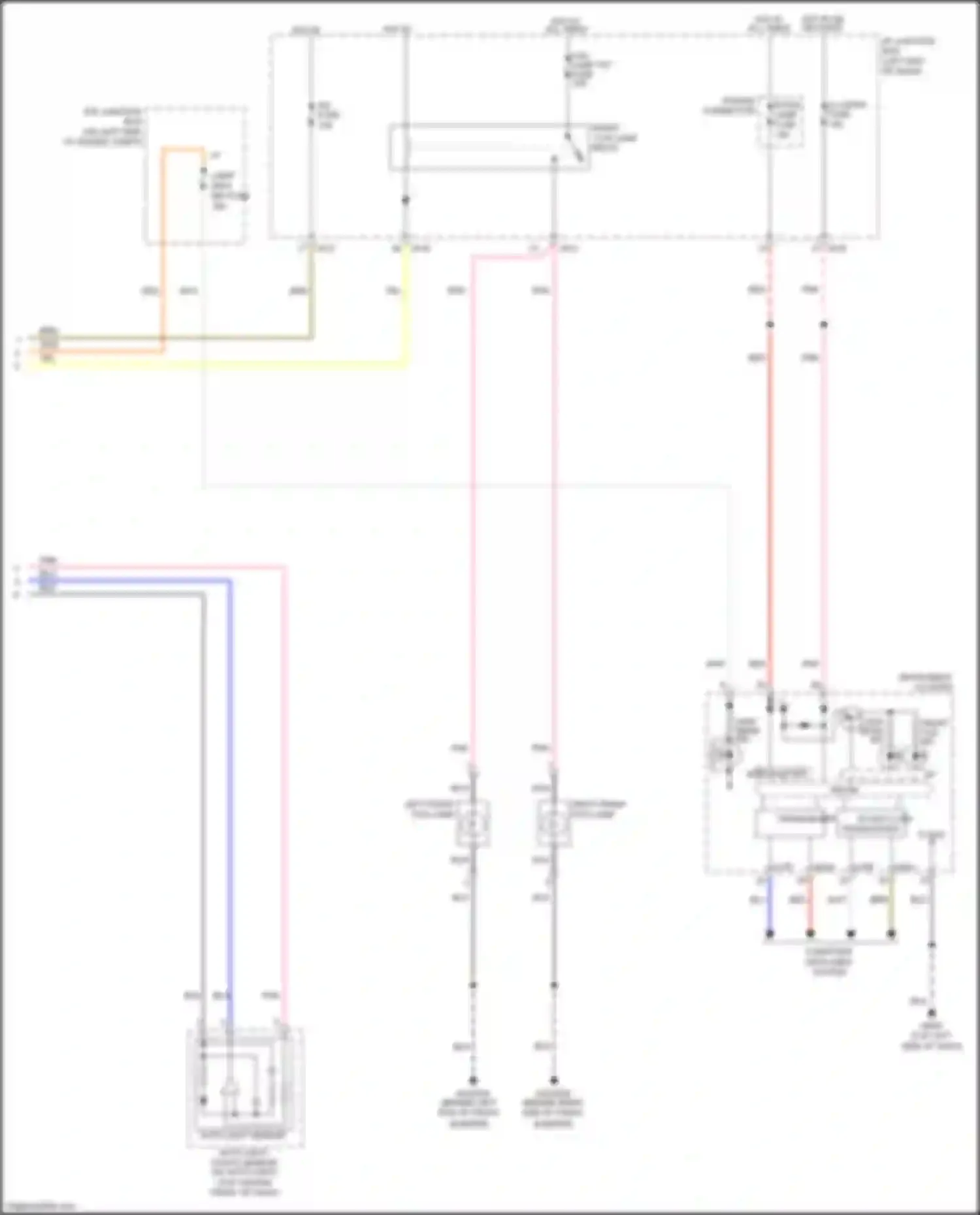 Wiring diagram b-can c-can transceiver transceiver for Kia Rio III facelift (2015-2017) (1 of 2)
