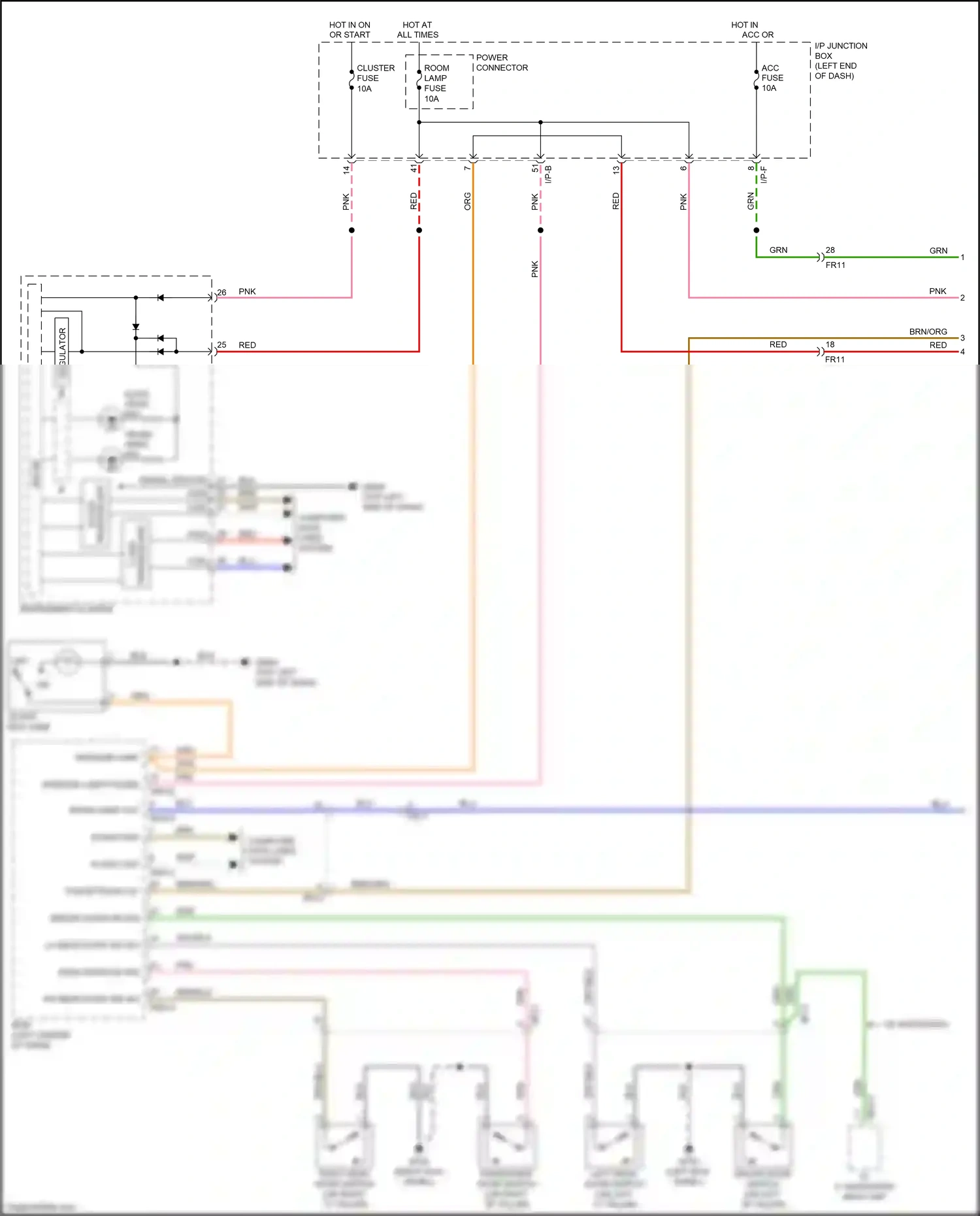 Wiring diagram b-can low for Kia Rio III facelift (2015-2017) (1 of 7)