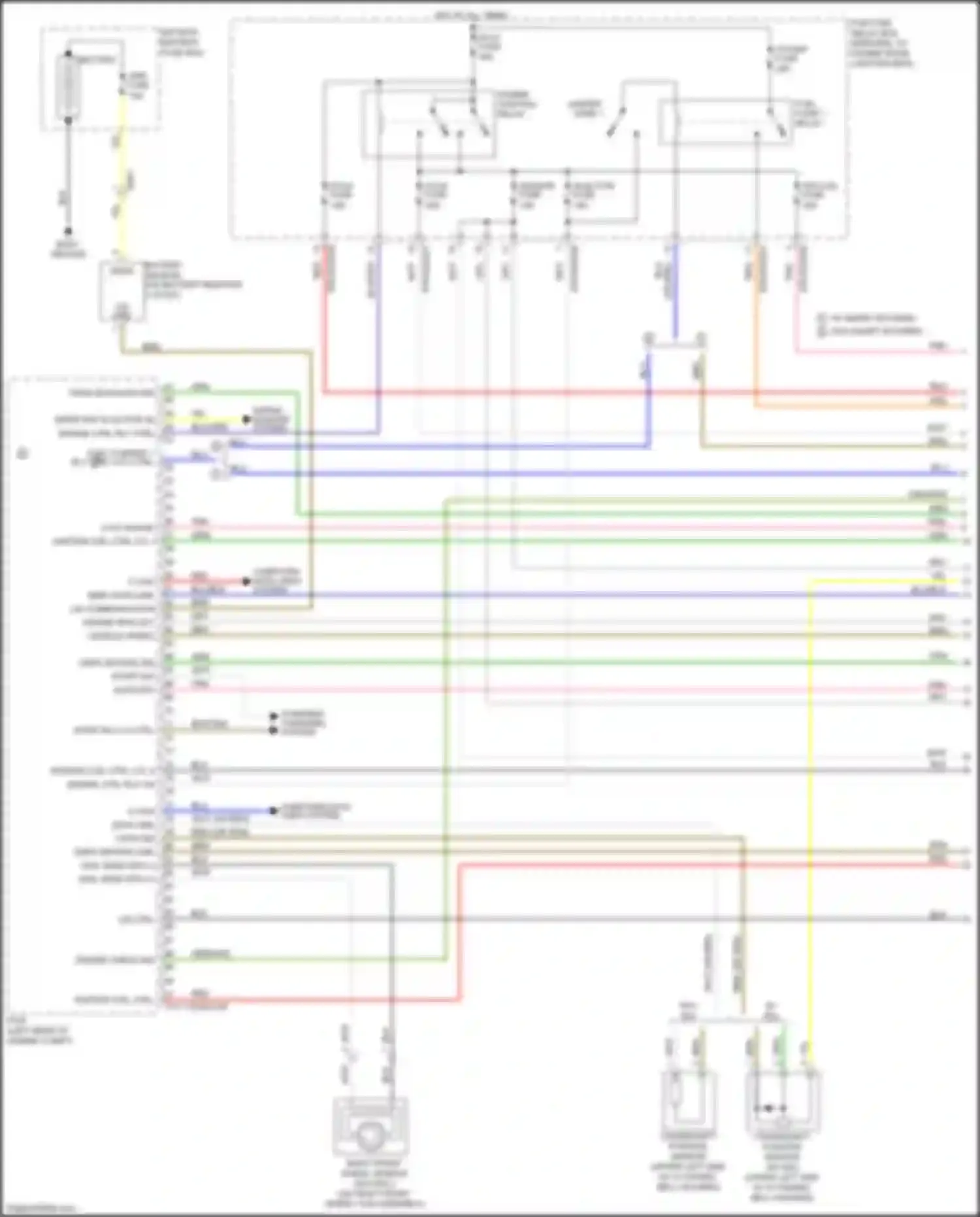Wiring diagram blk for Kia Rio III facelift (2015-2017) (92 of 101)