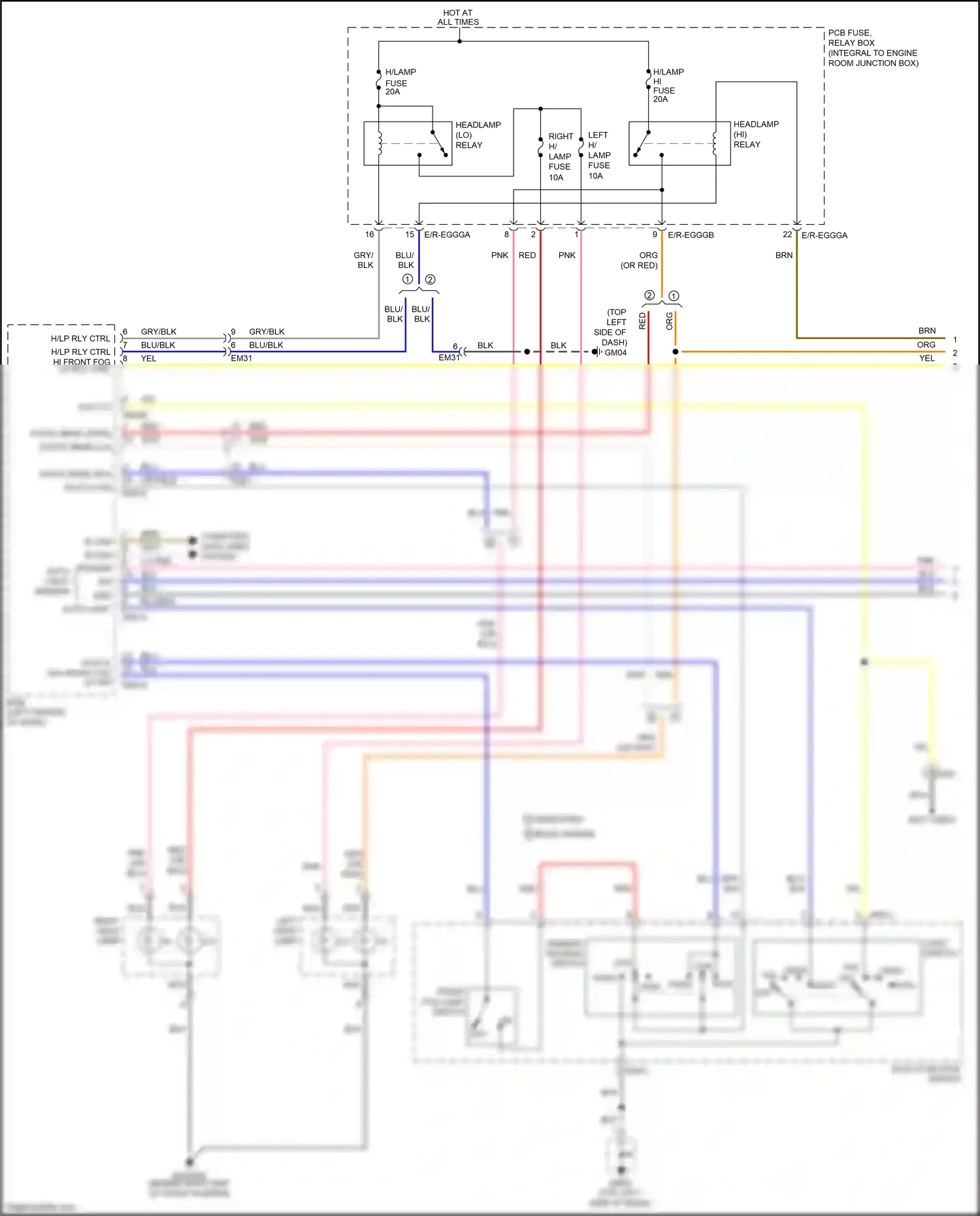 Kia Rio III facelift (2015-2017) blk wiring diagram  (45 of 101)