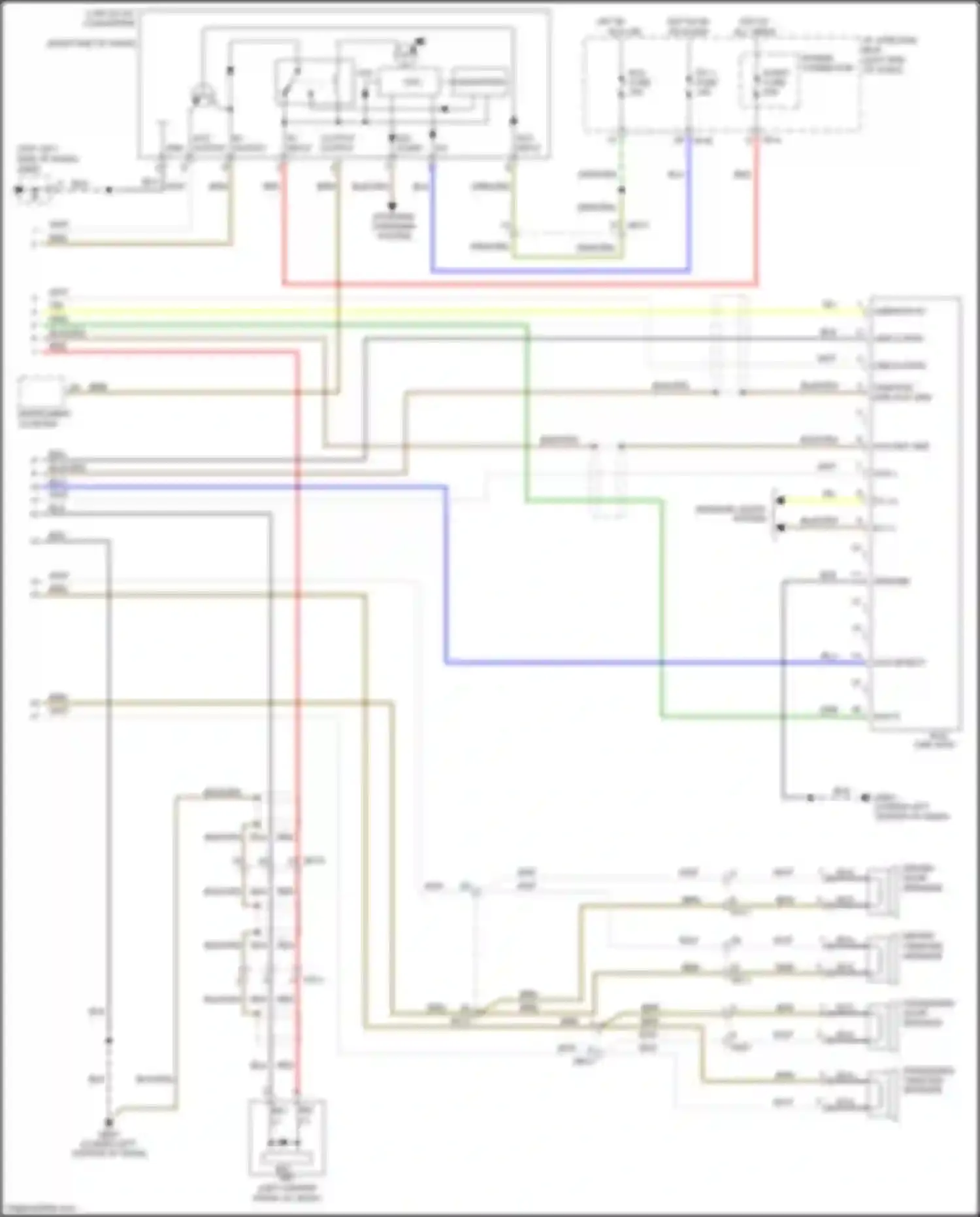 Wiring diagram blk/org for Kia Rio III facelift (2015-2017) (25 of 43)