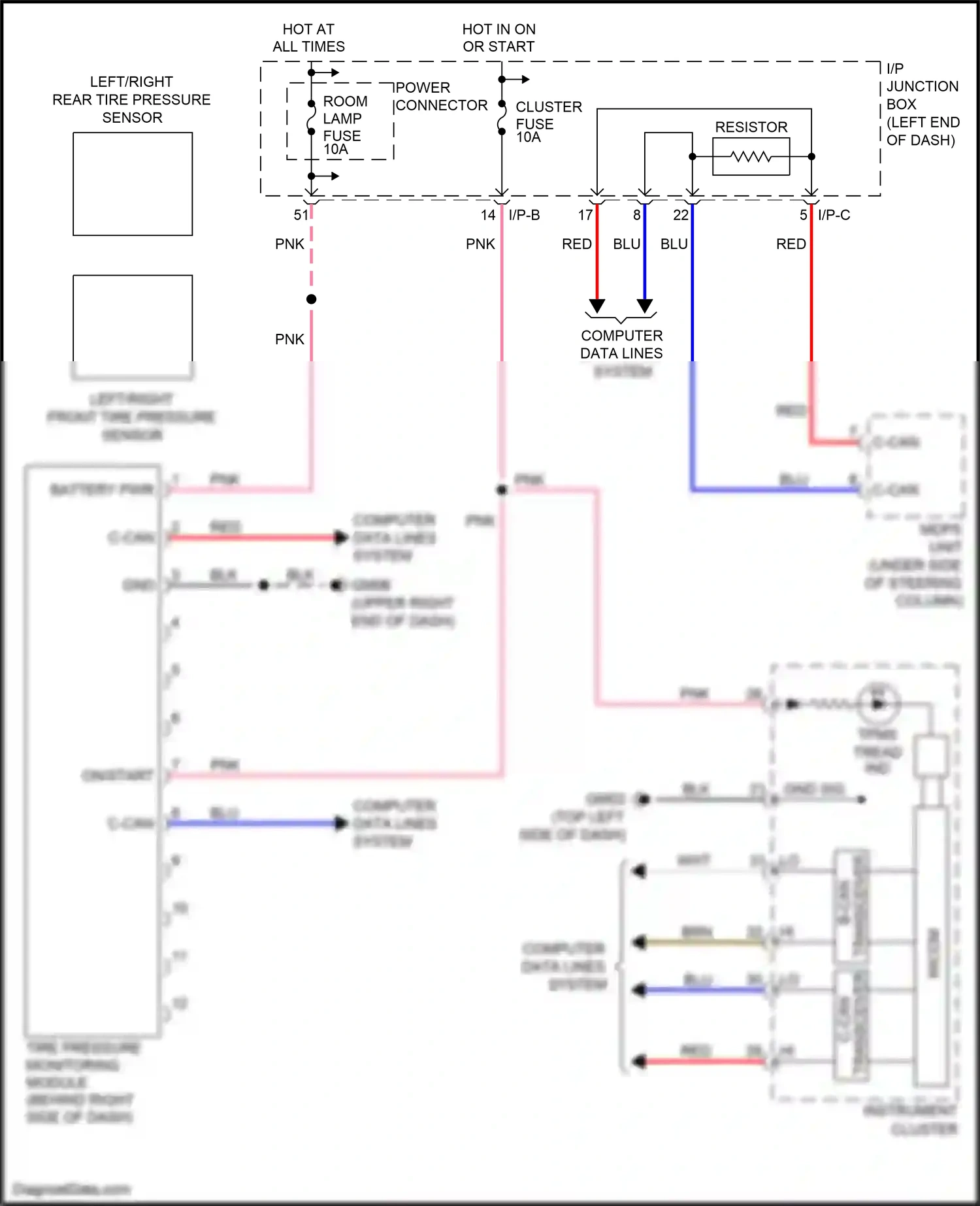 Wiring diagram blu for Kia Rio III facelift (2015-2017) (72 of 85)