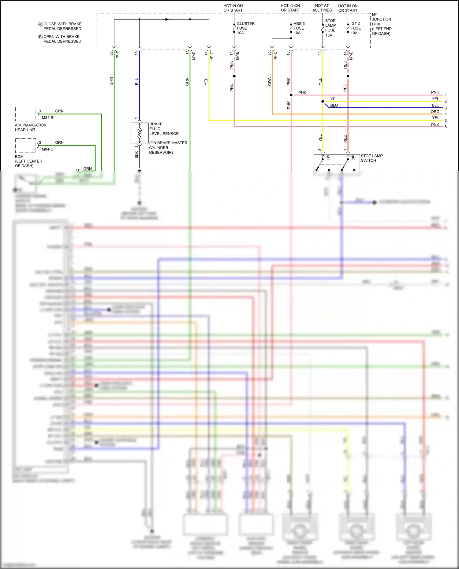 Wiring diagram blu for Kia Rio III facelift (2015-2017) (1 of 85)