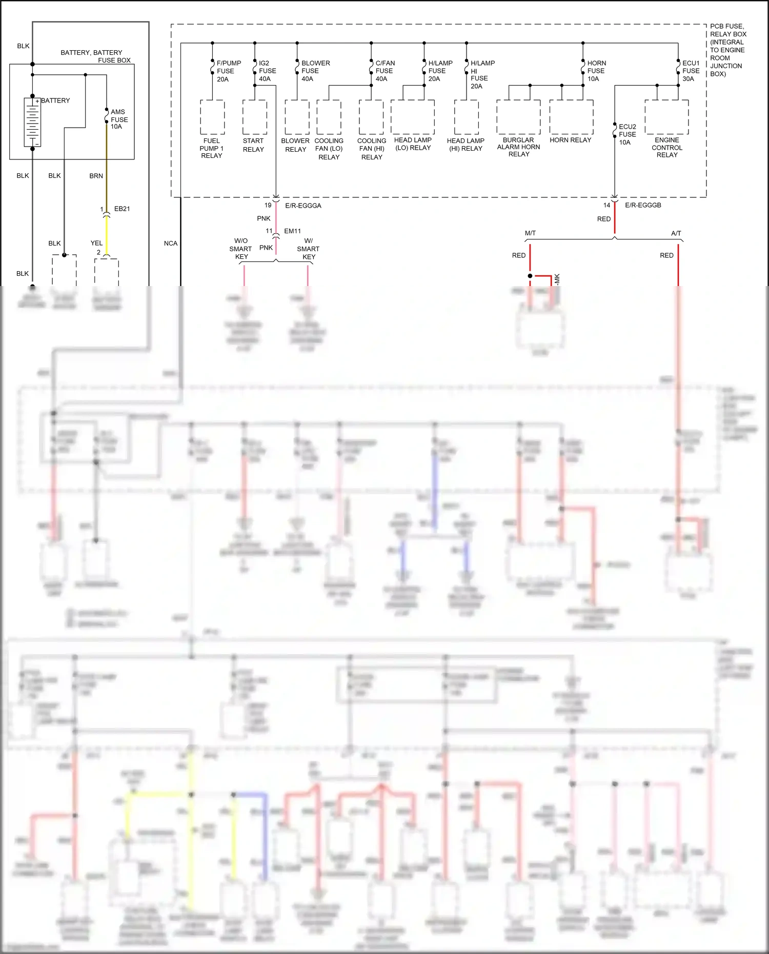 Wiring diagram brn for Kia Rio III facelift (2015-2017) (9 of 79)