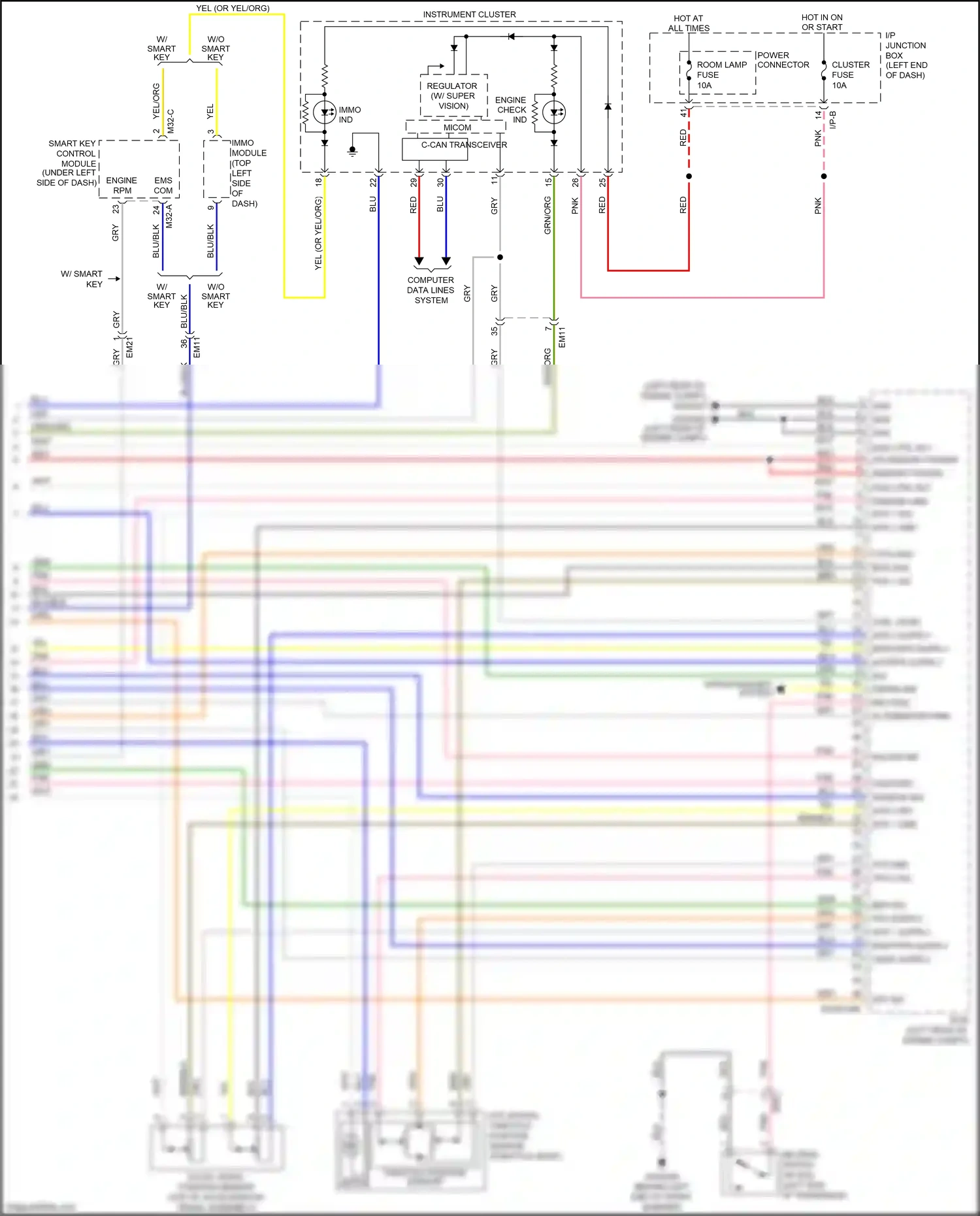 Wiring diagram brn for Kia Rio III facelift (2015-2017) (79 of 79)