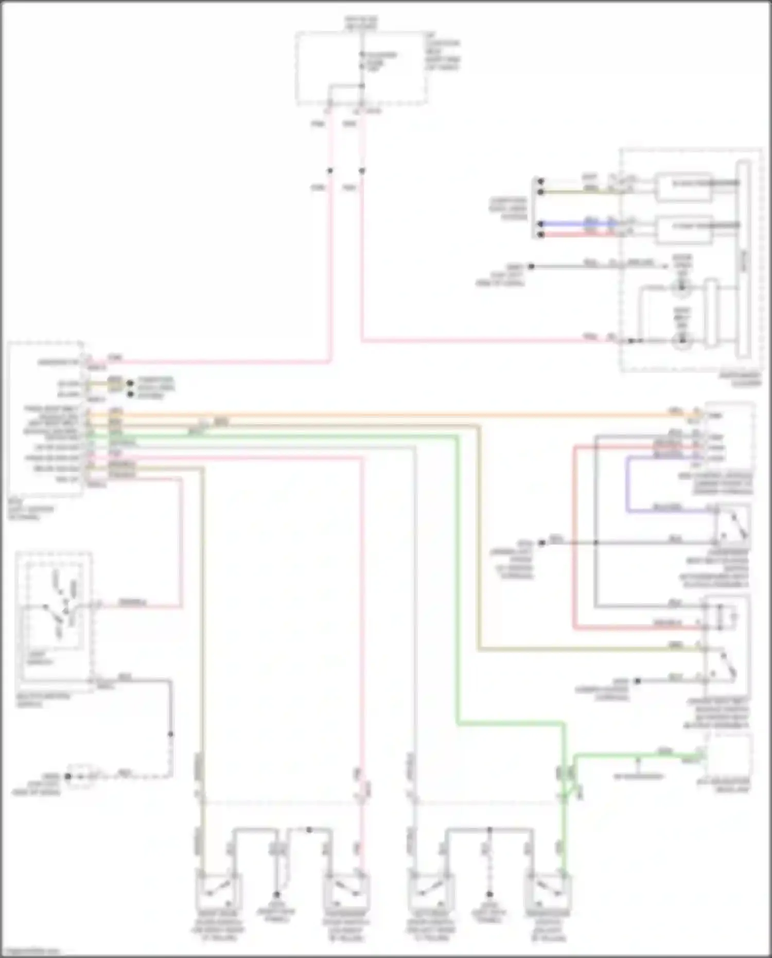 Wiring diagram computer data lines system for Kia Rio III facelift (2015-2017) (31 of 45)