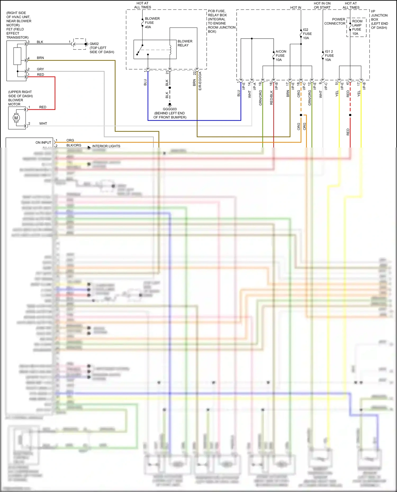 Wiring diagram ecv out for Kia Rio III facelift (2015-2017) (1 of 2)