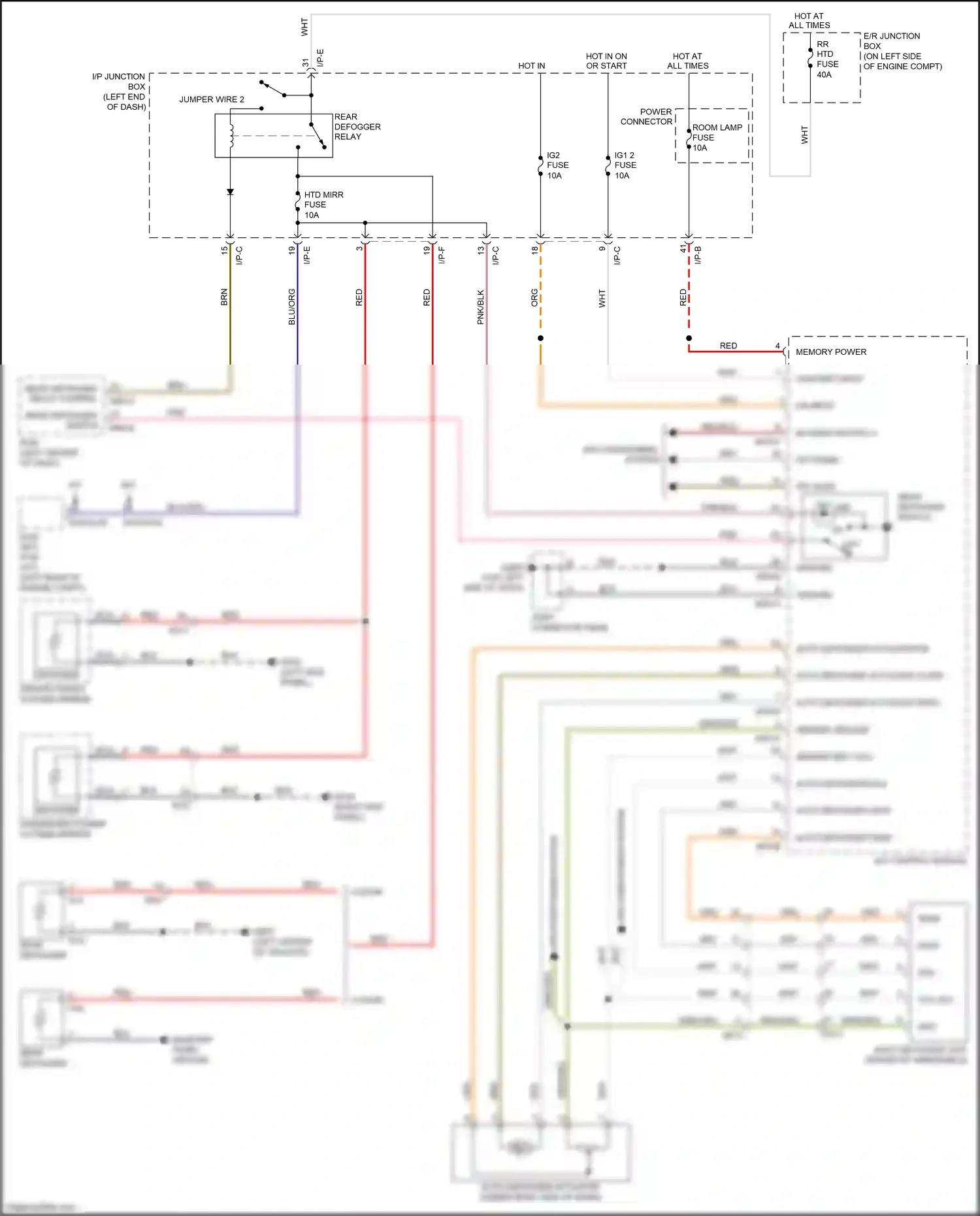 Wiring diagram eggg-ma eggg-ak for Kia Rio III facelift (2015-2017) (1 of 2)