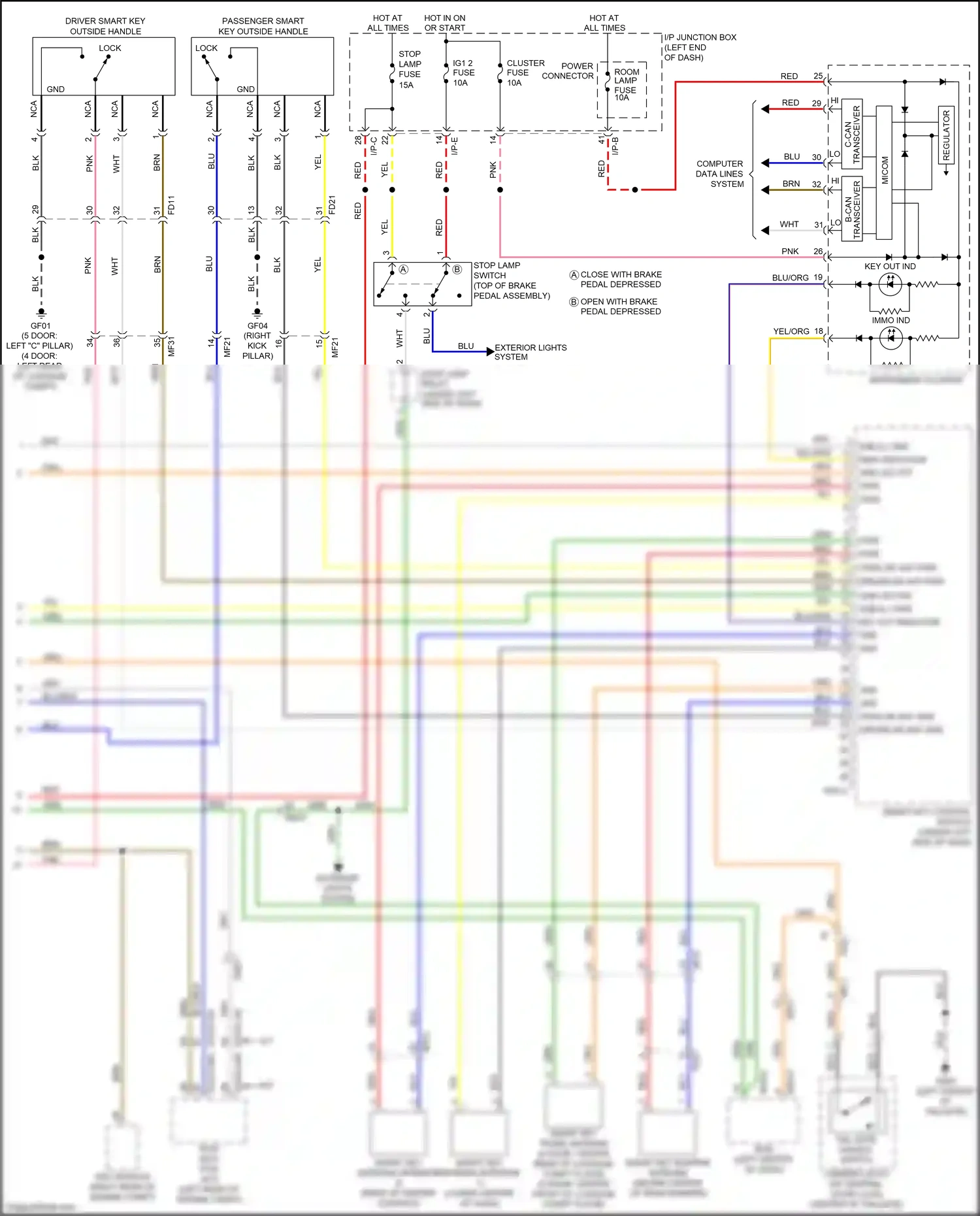 Wiring diagram eggg-mk for Kia Rio III facelift (2015-2017) (7 of 17)