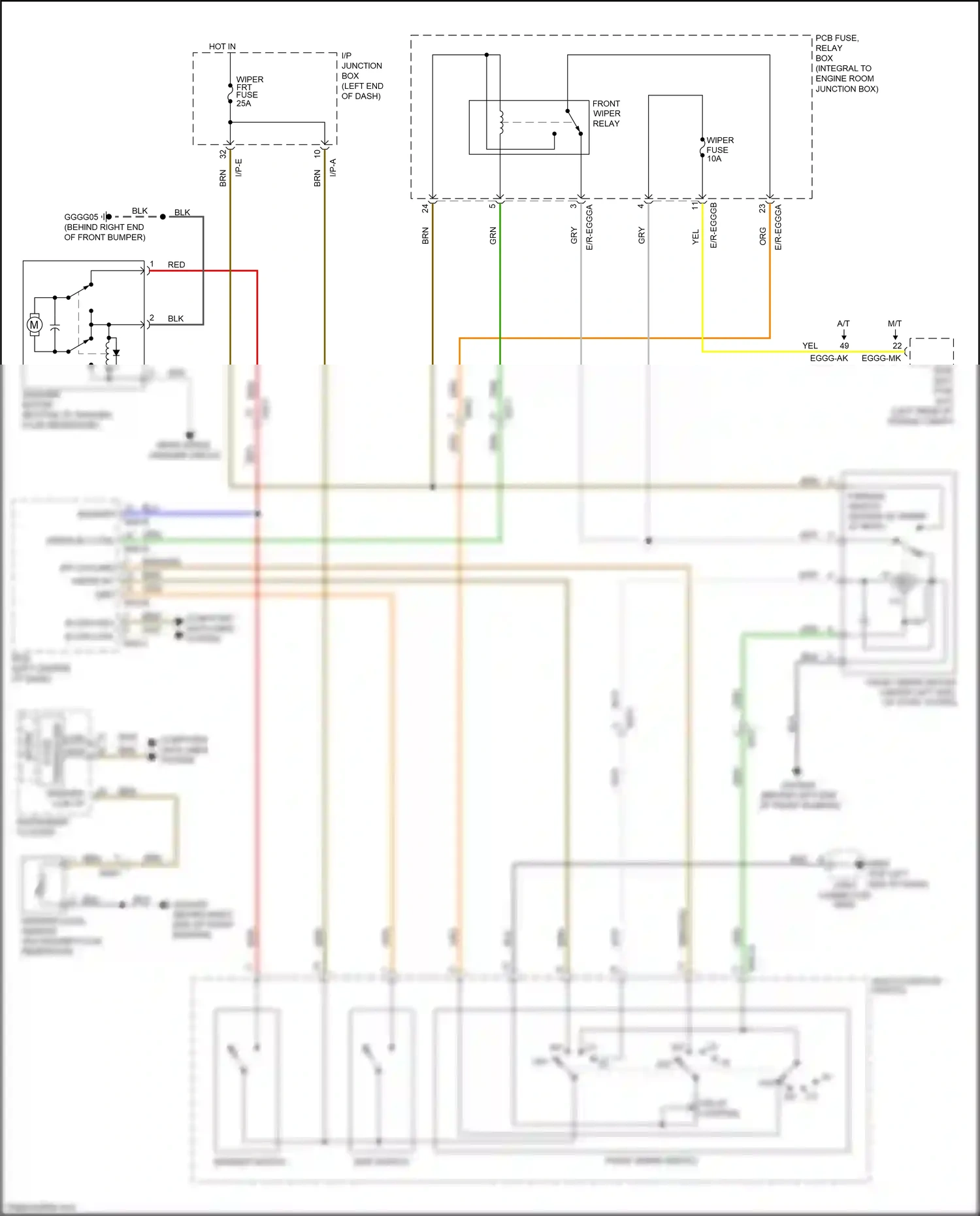 Wiring diagram e/r-eggga for Kia Rio III facelift (2015-2017) (14 of 27)