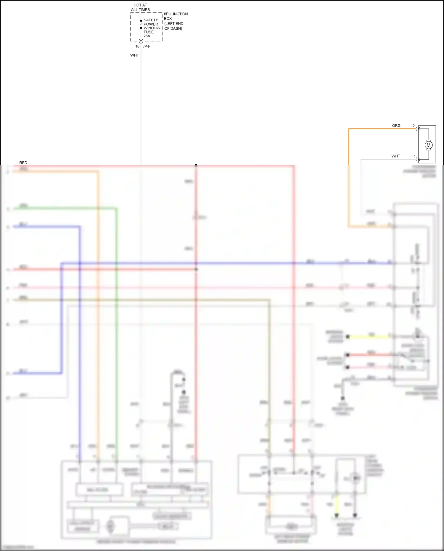 Wiring diagram hall effect for Kia Rio III facelift (2015-2017) (1 of 1)