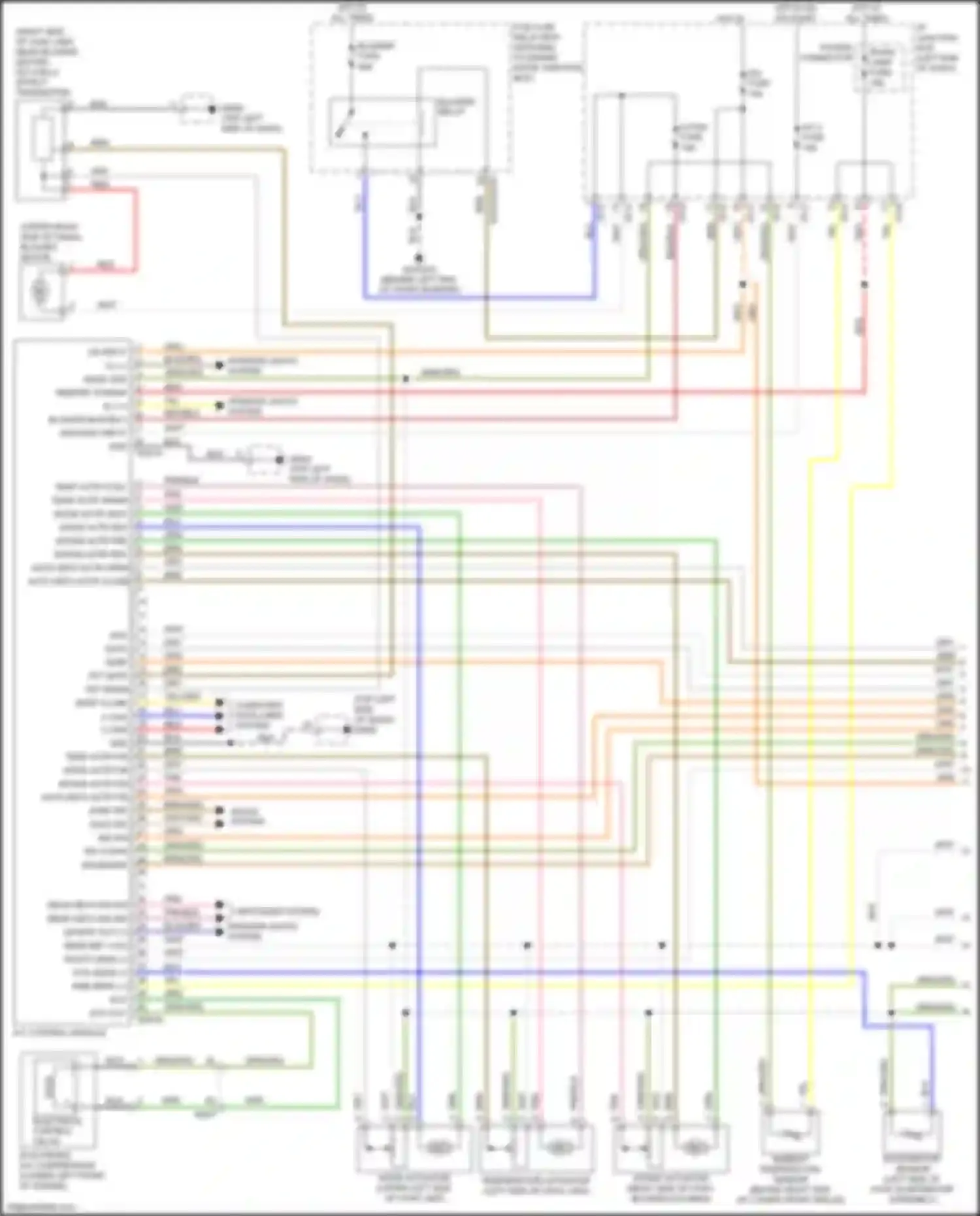 Wiring diagram intake actr f/b for Kia Rio III facelift (2015-2017) (1 of 2)