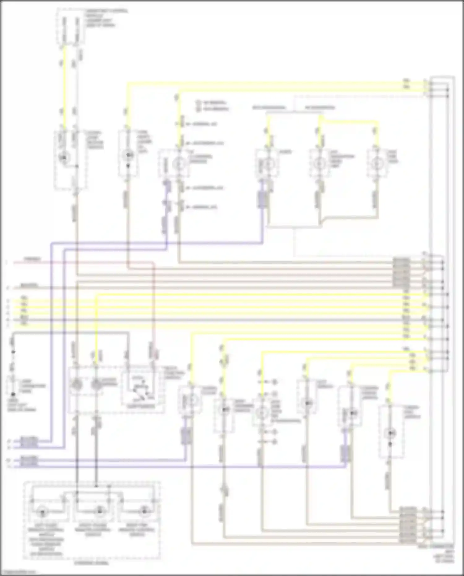 Wiring diagram light switch for Kia Rio III facelift (2015-2017) (6 of 6)