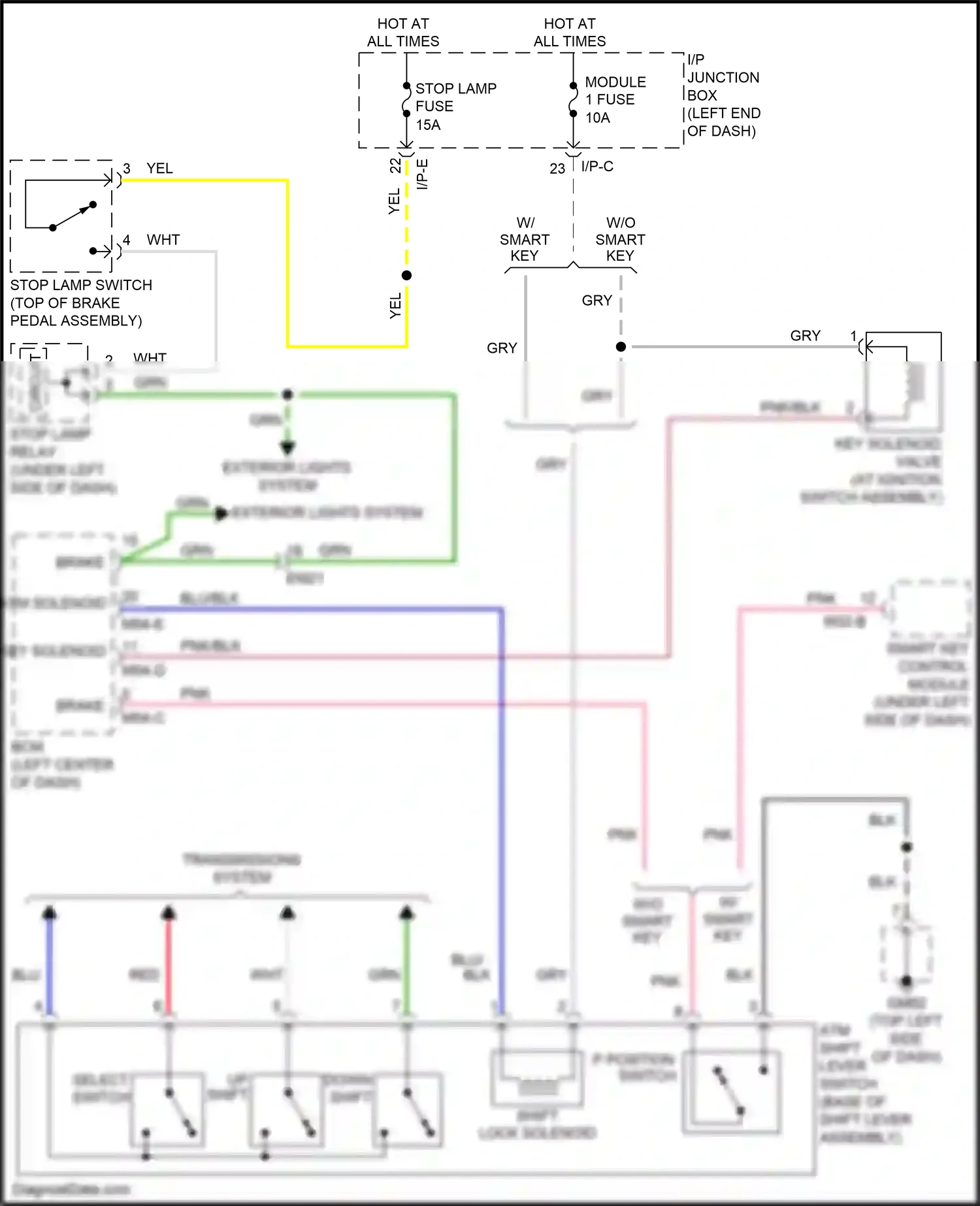 Wiring diagram red for Kia Rio III facelift (2015-2017) (76 of 92)