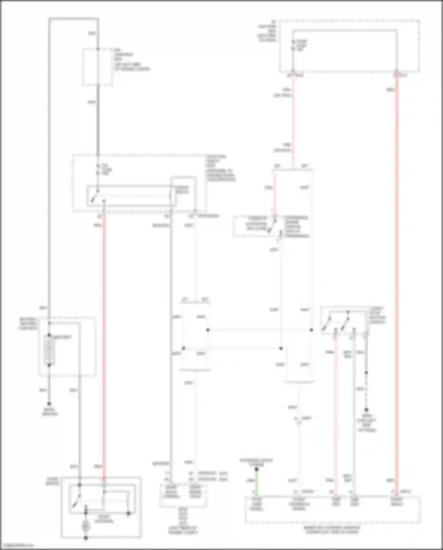 Wiring diagram relay control for Kia Rio III facelift (2015-2017) (1 of 1)