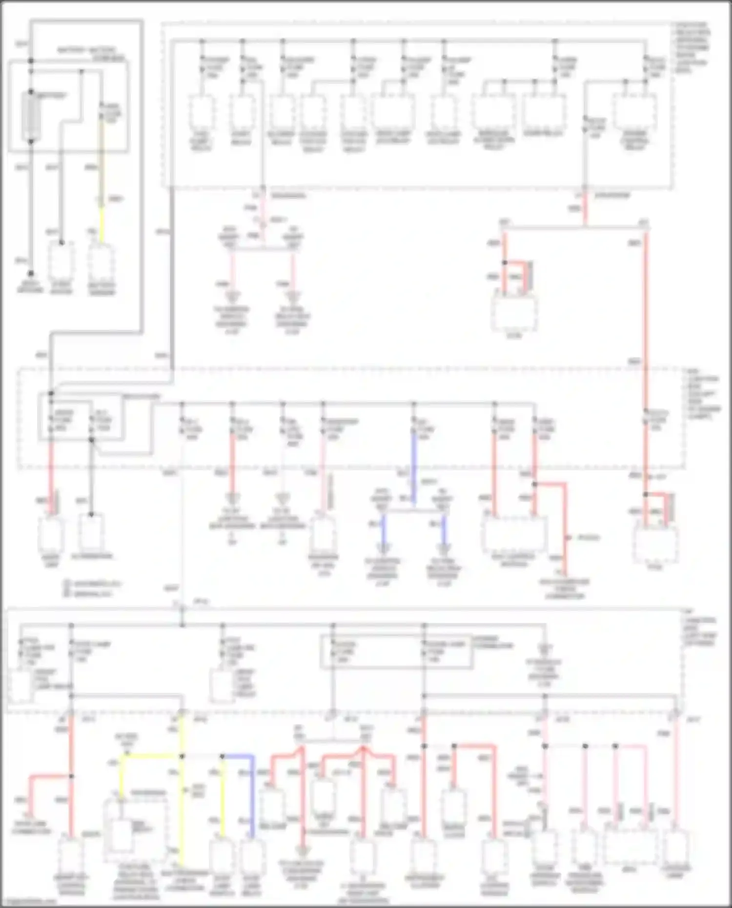 Wiring diagram rr htd fuse for Kia Rio III facelift (2015-2017) (3 of 3)