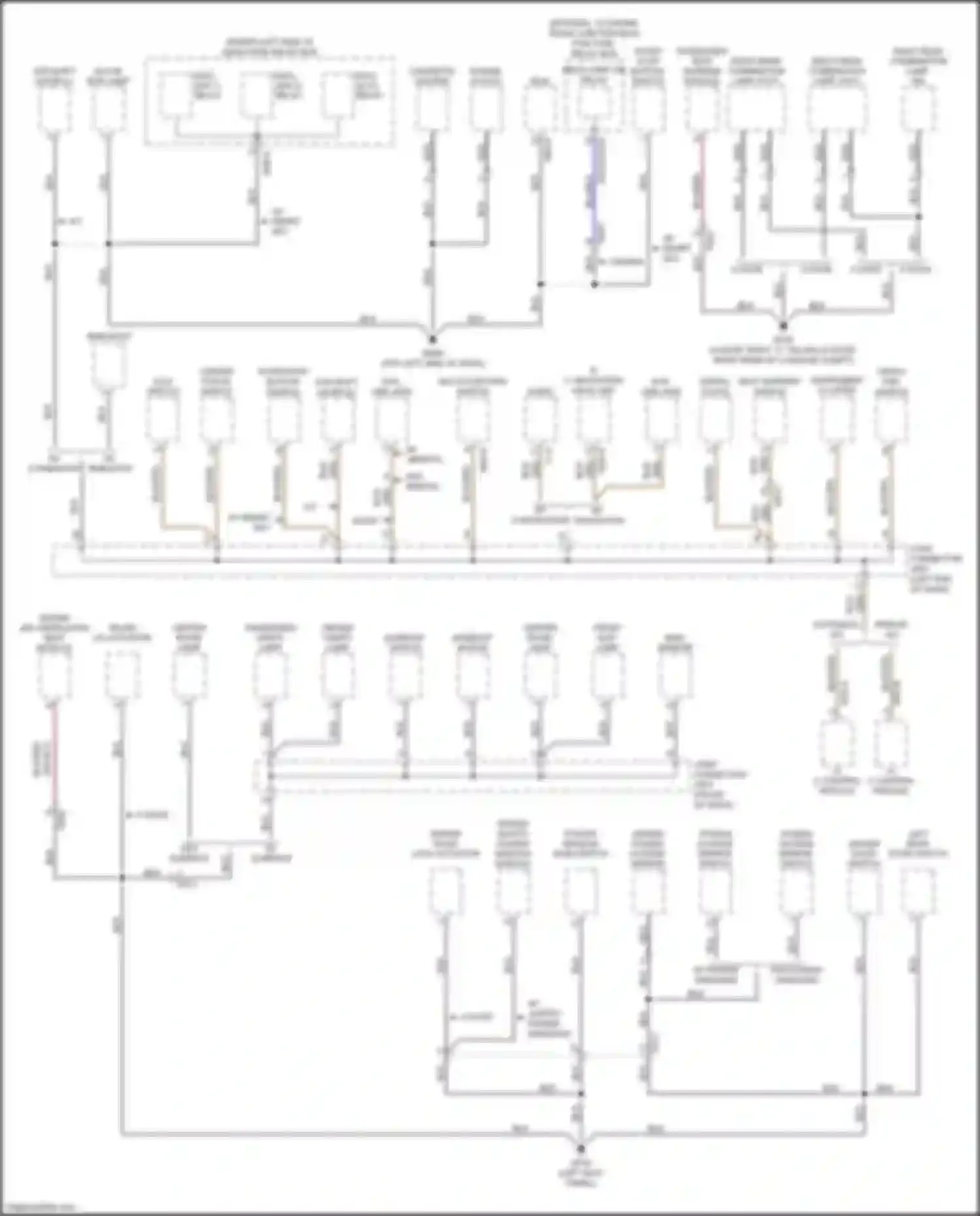 Wiring diagram start/stop button switch for Kia Rio III facelift (2015-2017) (1 of 1)