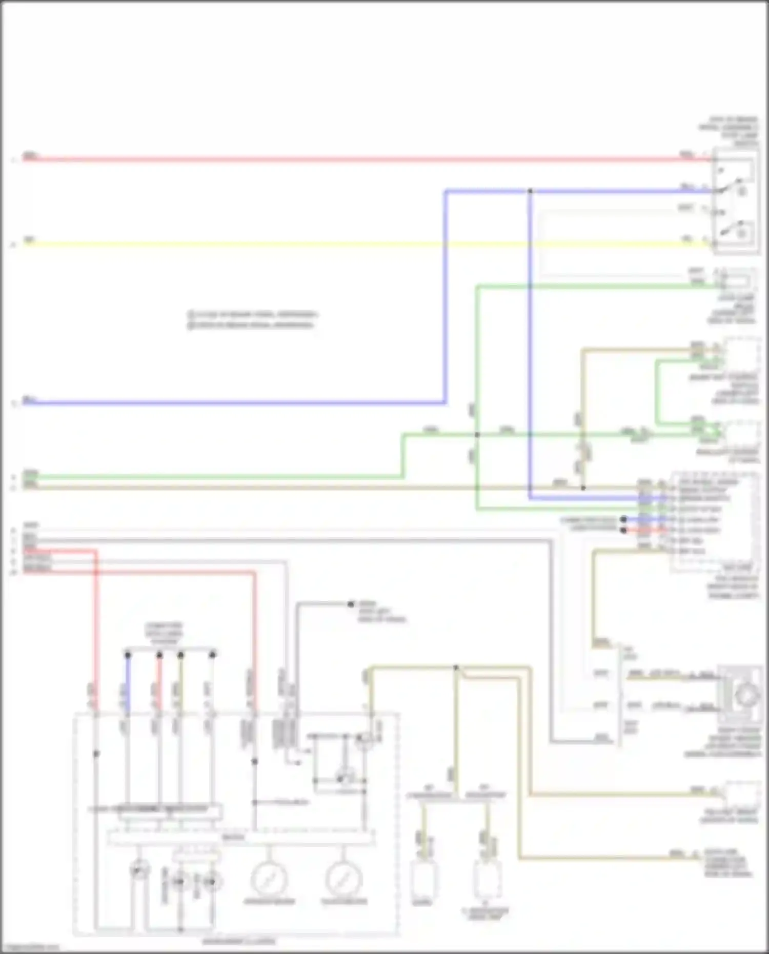 Wiring diagram stop lamp switch for Kia Rio III facelift (2015-2017) (2 of 8)