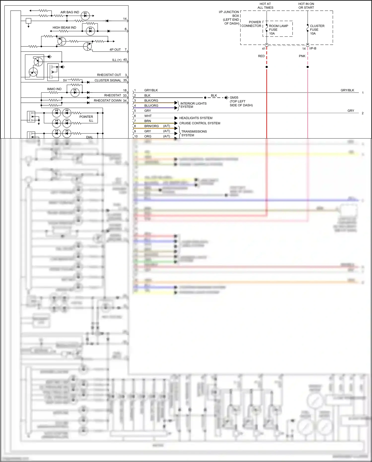 Kia Rio III facelift (2015-2017) tpms tread ind wiring diagram  (1 of 3)