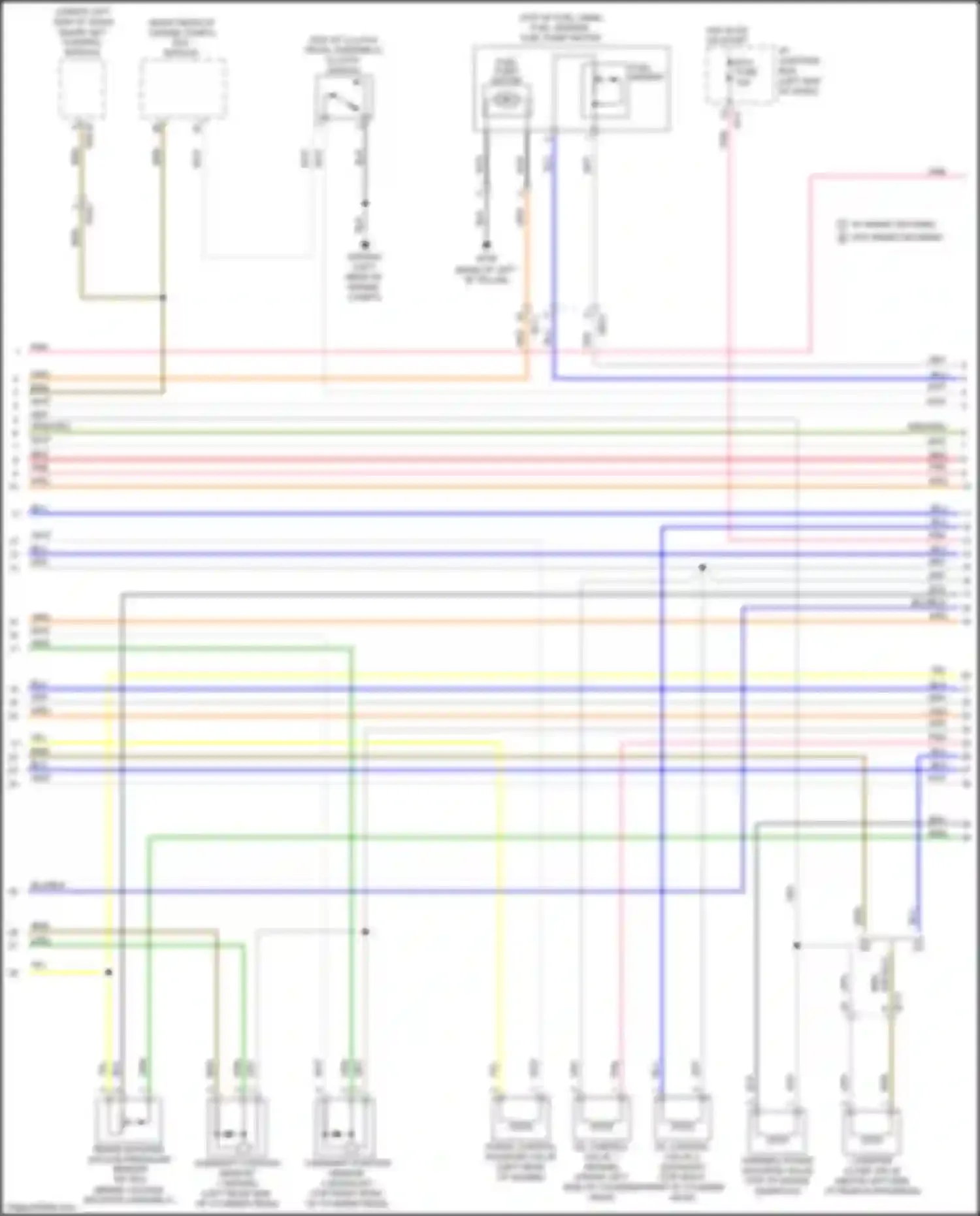 Wiring diagram variable intake solenoid valve for Kia Rio III facelift (2015-2017) (2 of 2)