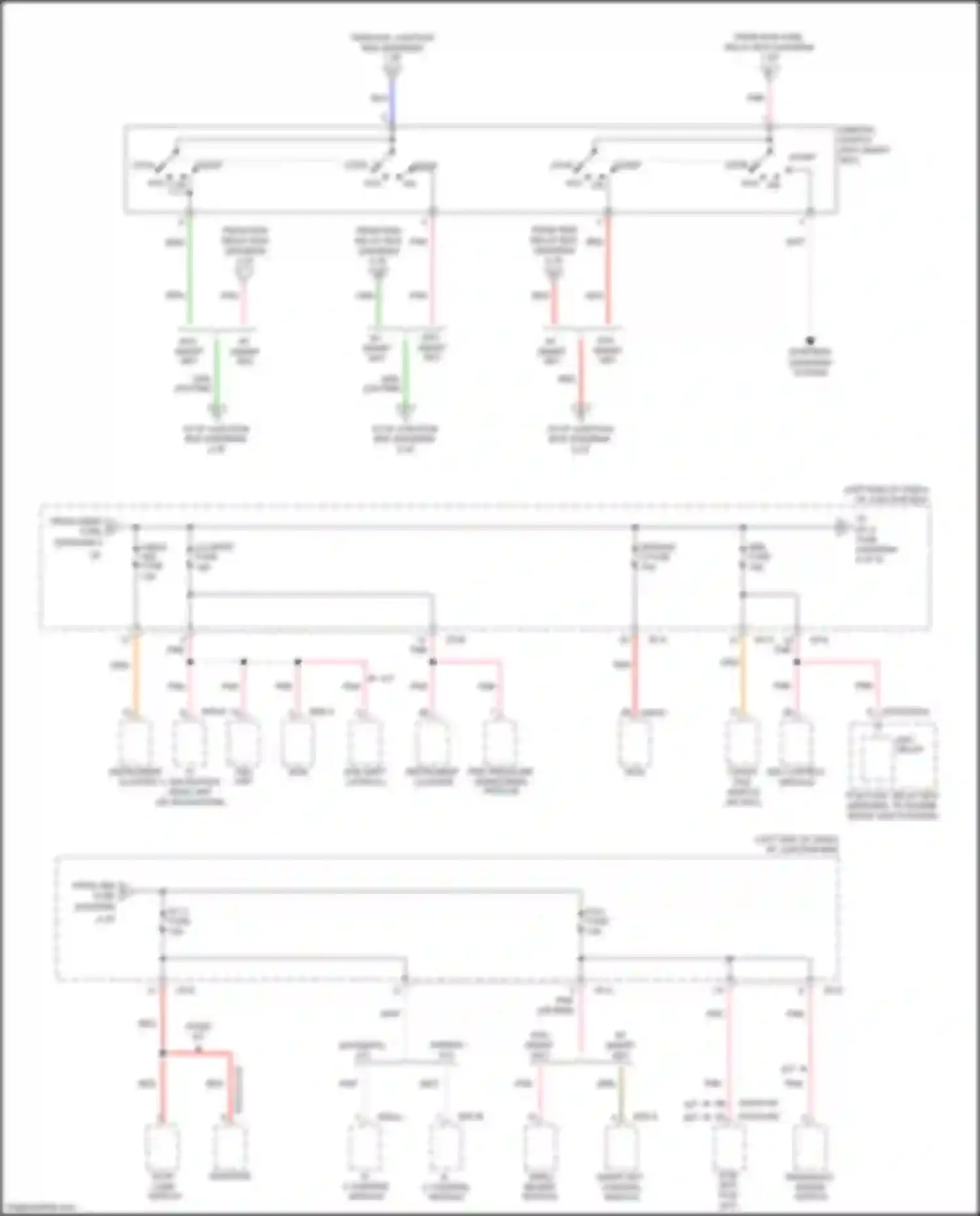 Wiring diagram w/ navigation for Kia Rio III facelift (2015-2017) (9 of 13)