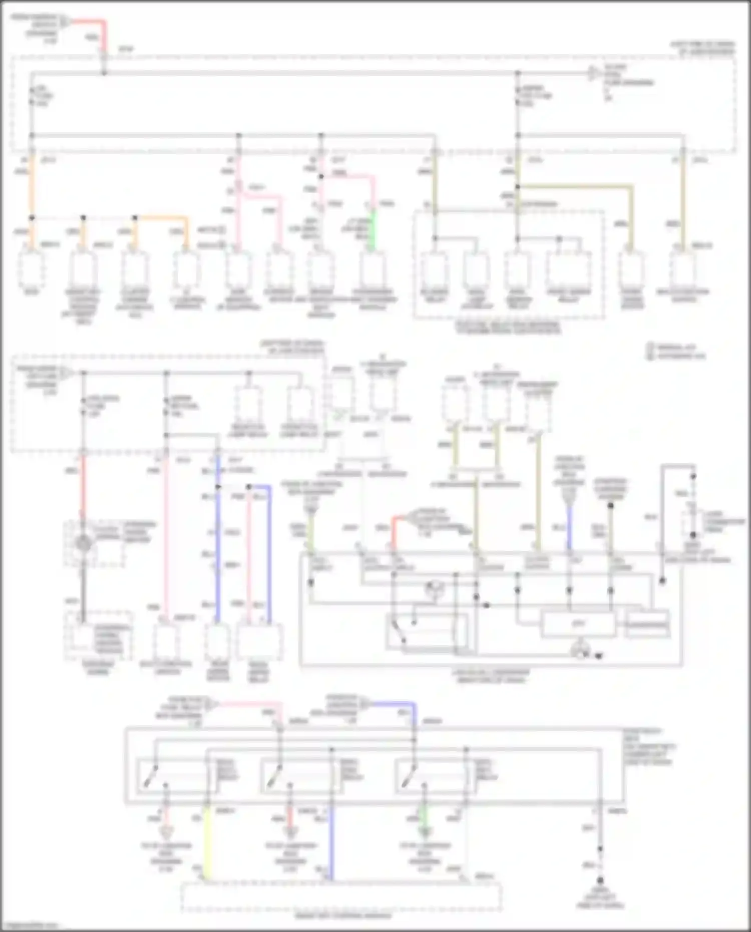 Wiring diagram w/ navigation for Kia Rio III facelift (2015-2017) (10 of 13)
