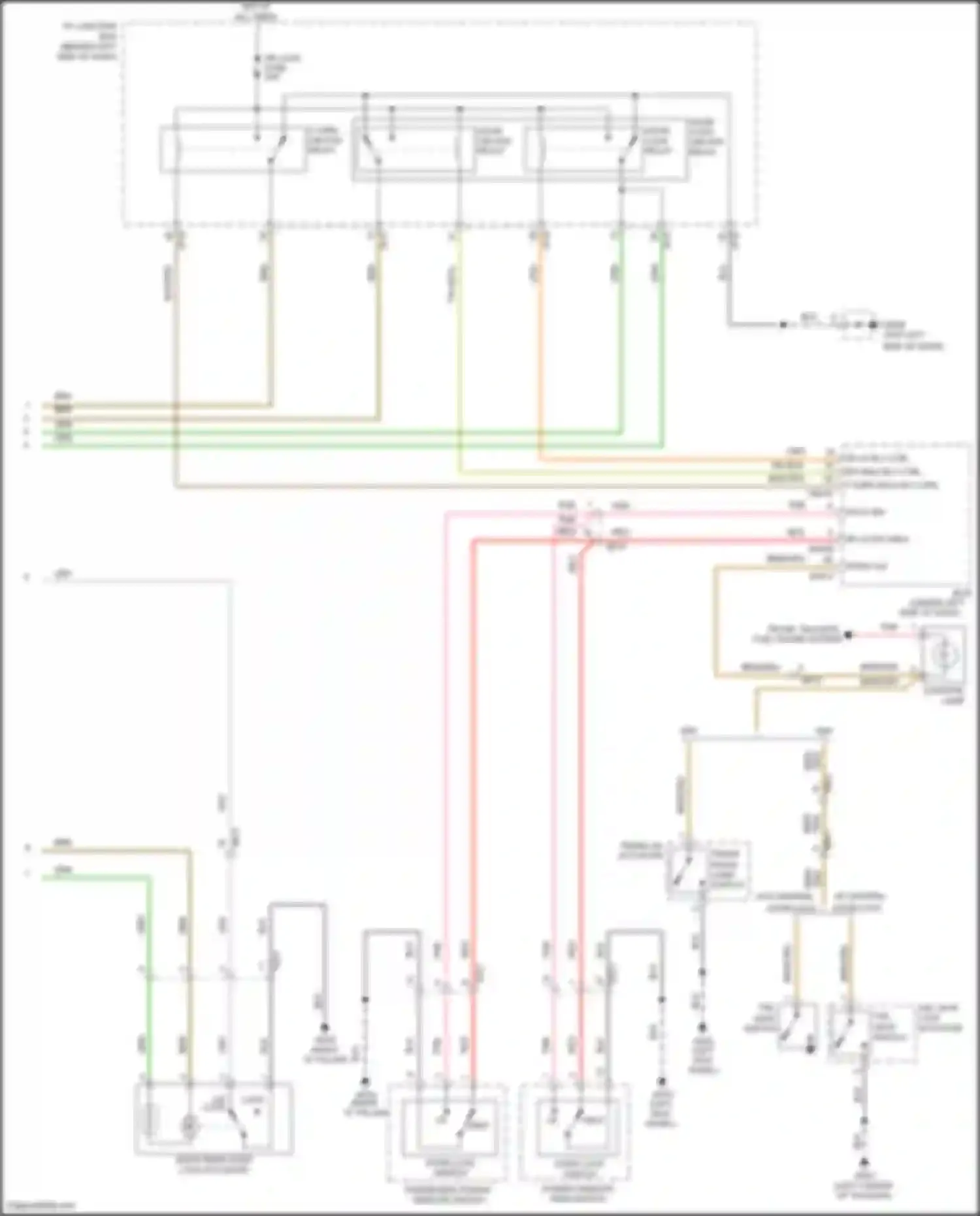 Rio Kia III (2011-2015): Forced entry circuit (2 of 2)