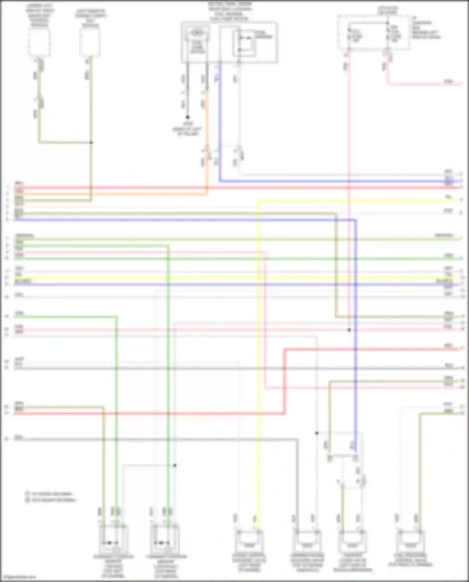 Rio Kia III (2011-2015): Wiring diagram engine performance 1.6l, mfi control circuit, a/t (2 of 7)